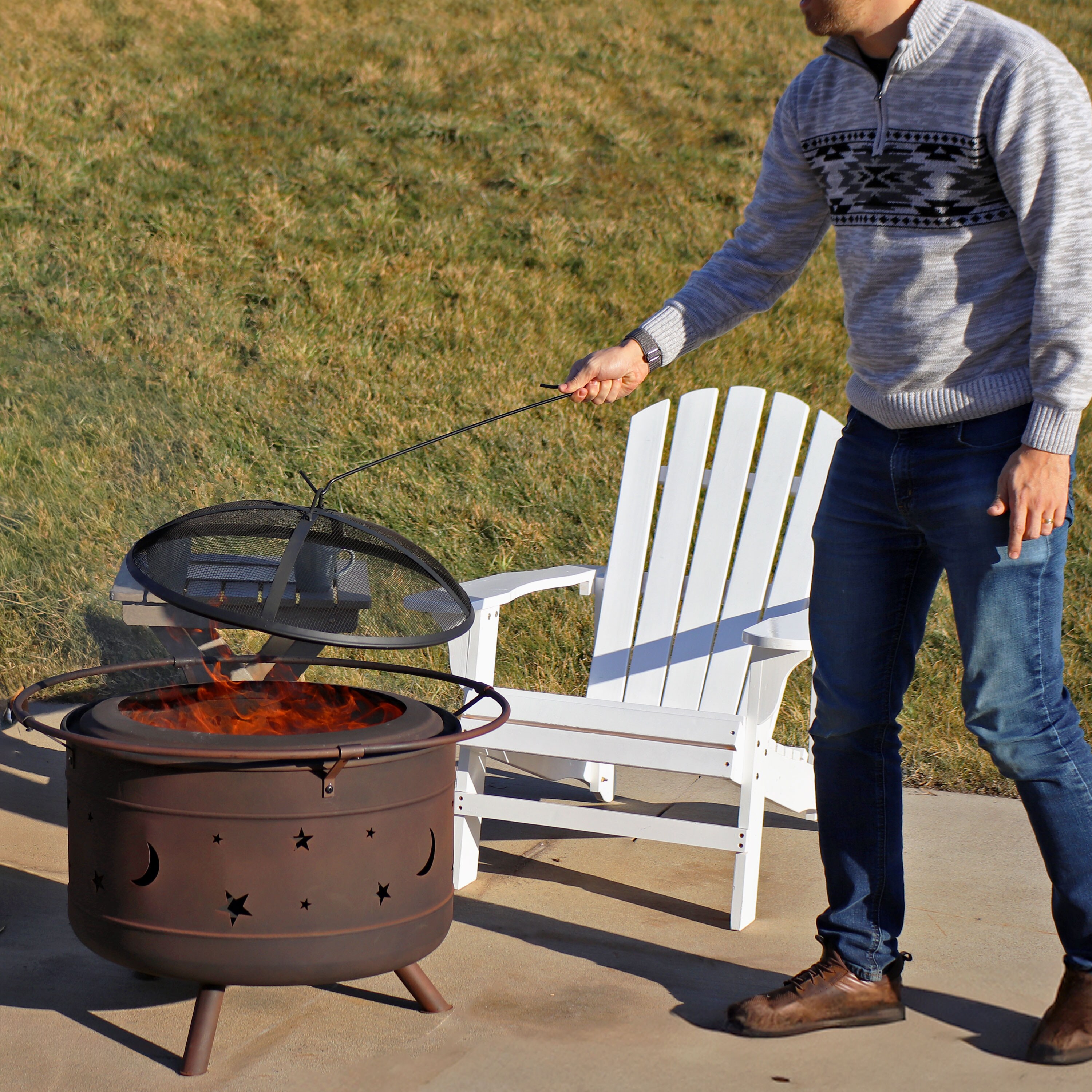 Sunnydaze Decor NB-984-991 Outdoor-Woodburning-Firepits - View #7