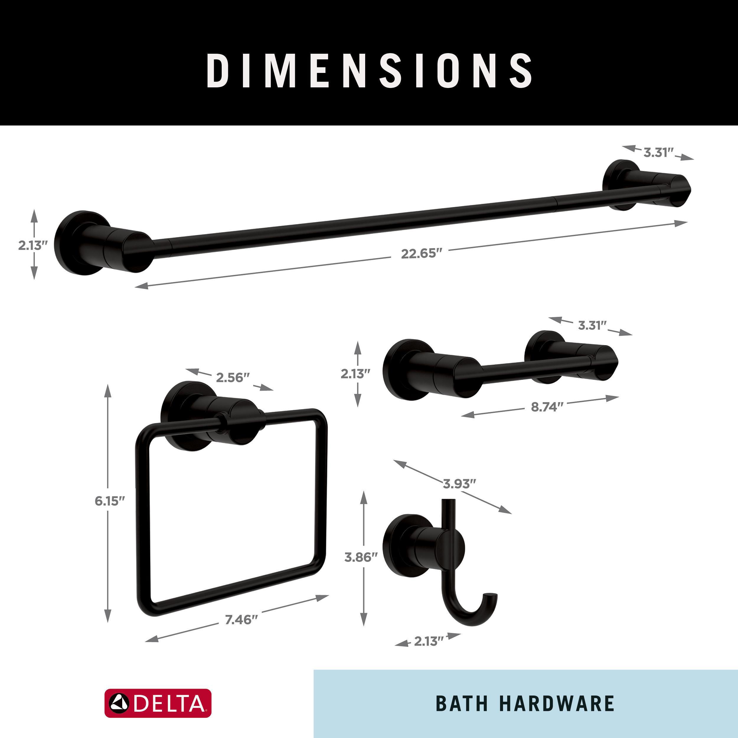 Delta NIC64-MB Decorative-Bath-Hardware-Kits - View #6