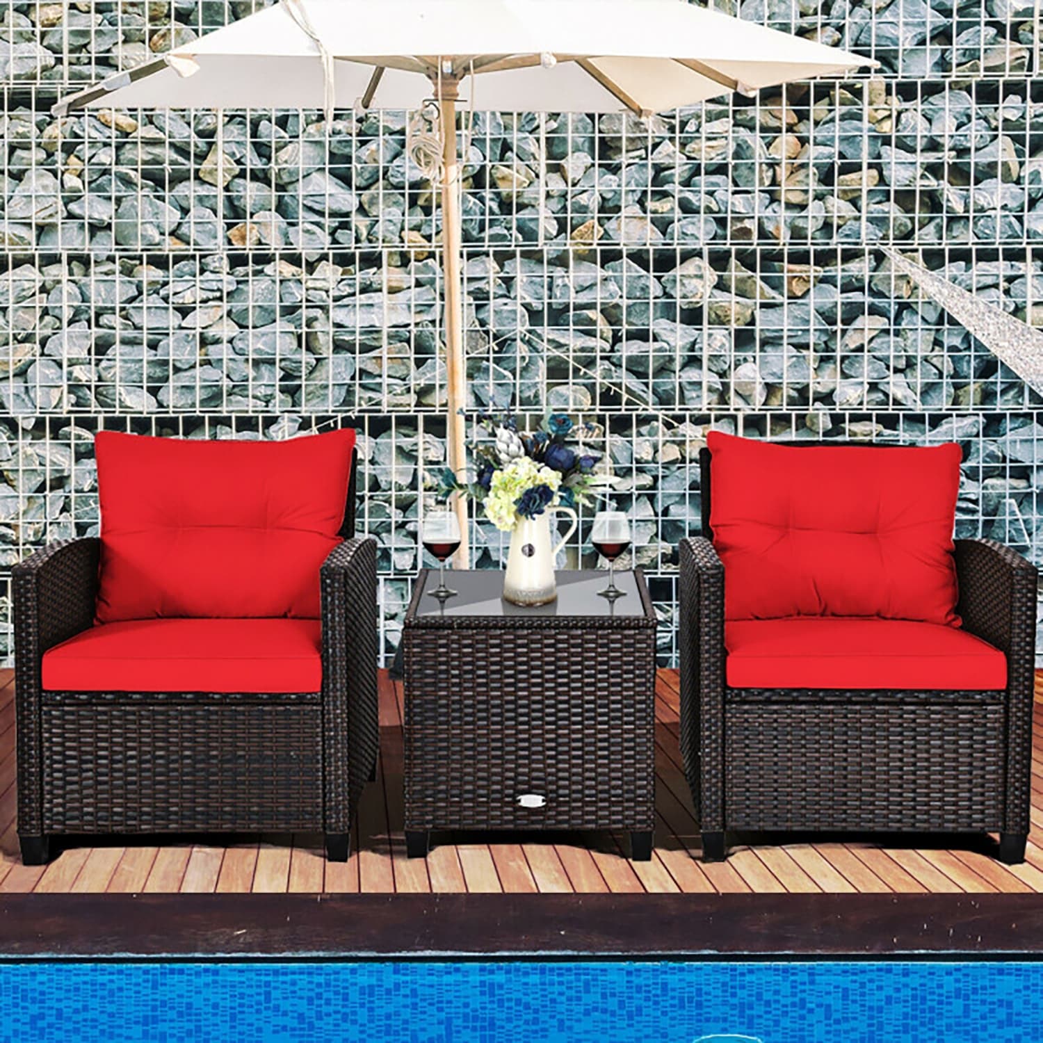 GZMR GZW68667RE Patio-Conversation-Sets - View #3
