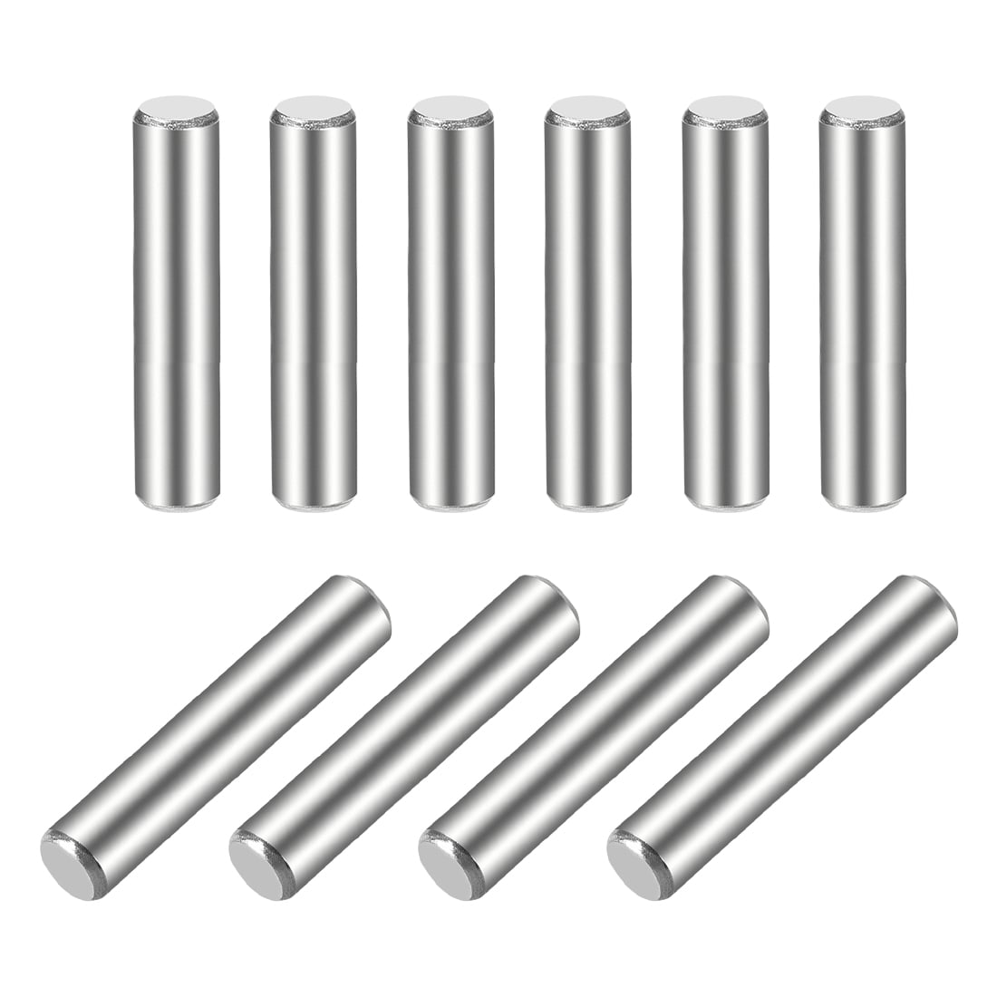 Unique Bargains 5 x 30mm(Approx 13/64inch) Dowel Pin 304 Stainless Steel Wood Bunk Bed Dowel Pins Shelf Pegs Support Shelves 10pcs