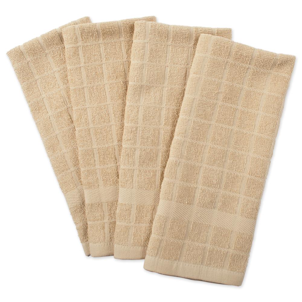 DII 4-Pack Cotton Solid Any Occasion Dish Towel in the Kitchen Towels ...