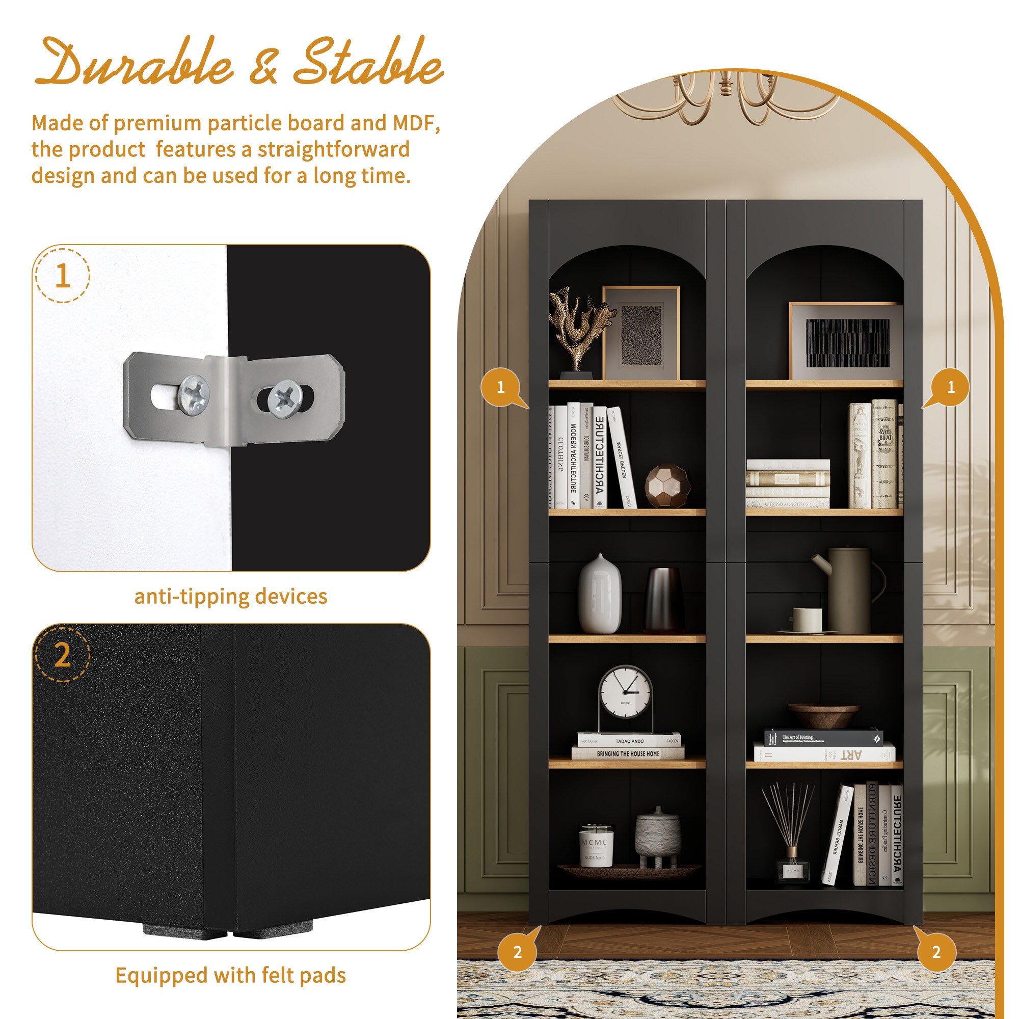 SINOFURN SYA250041BK Tv-Stands - View #8