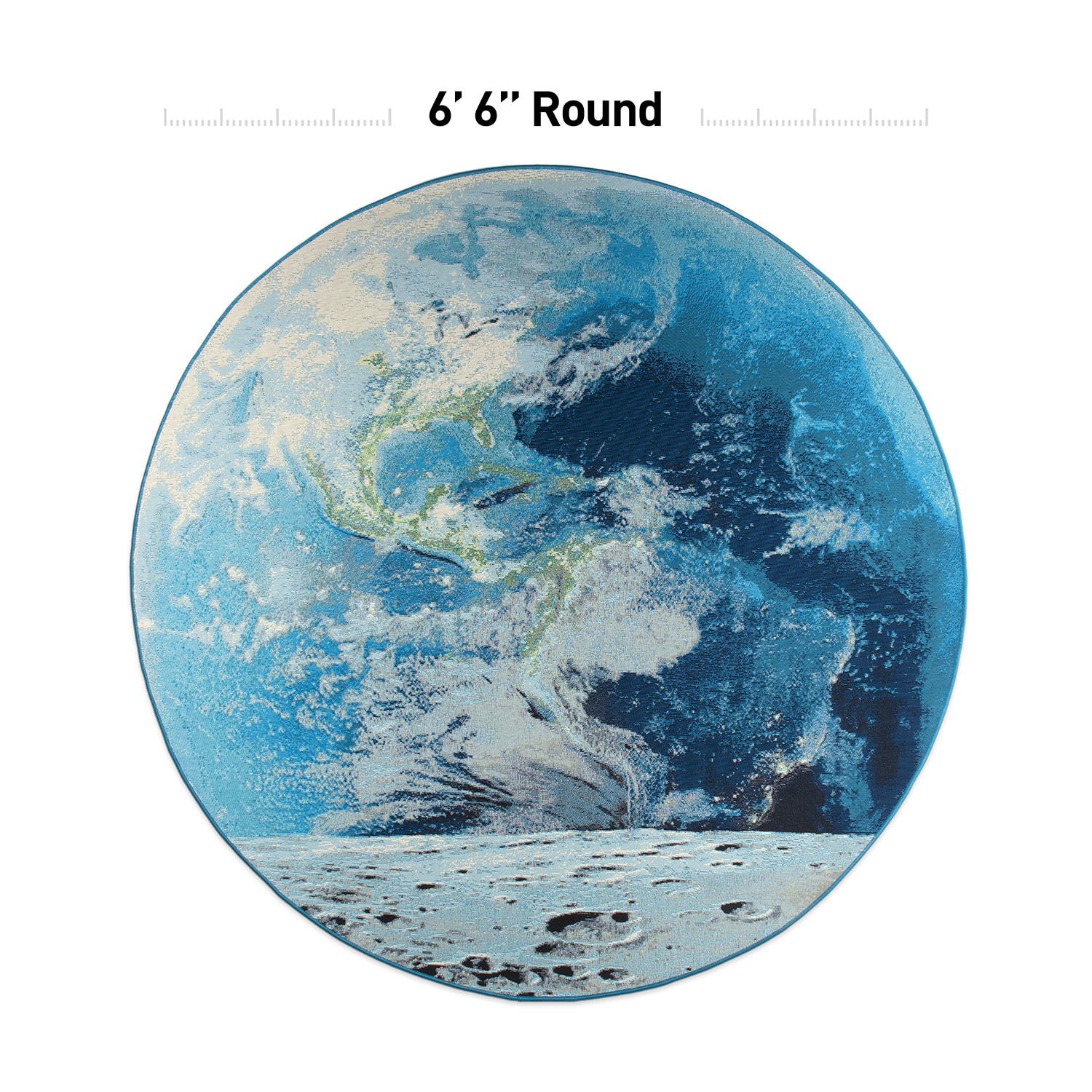 World Rug Gallery 436BLUE6RND rugs - View #3