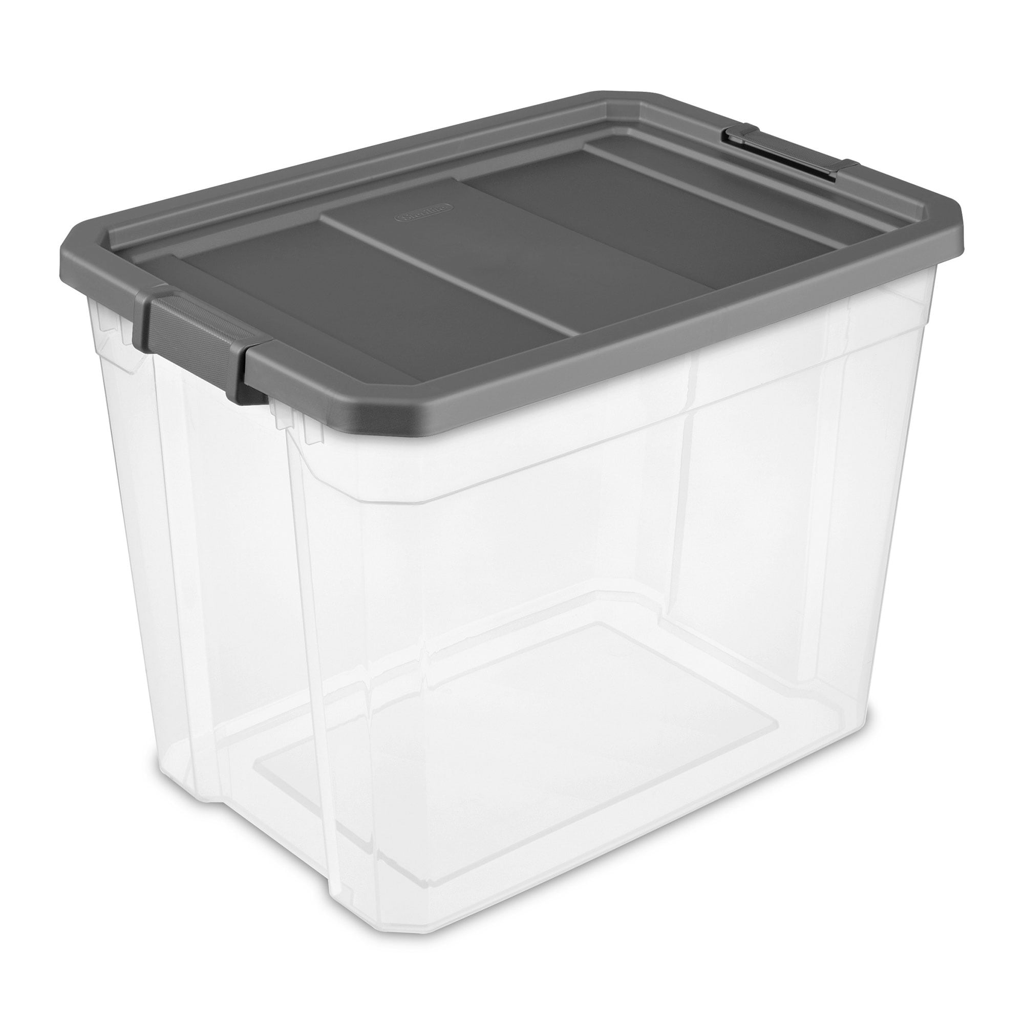 Project Source Large 27-Gallons (108-Quart) Black Heavy Duty Tote