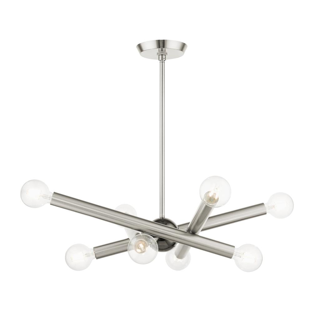 Stafford 8-Light Brushed Nickel Sputnik Chandelier