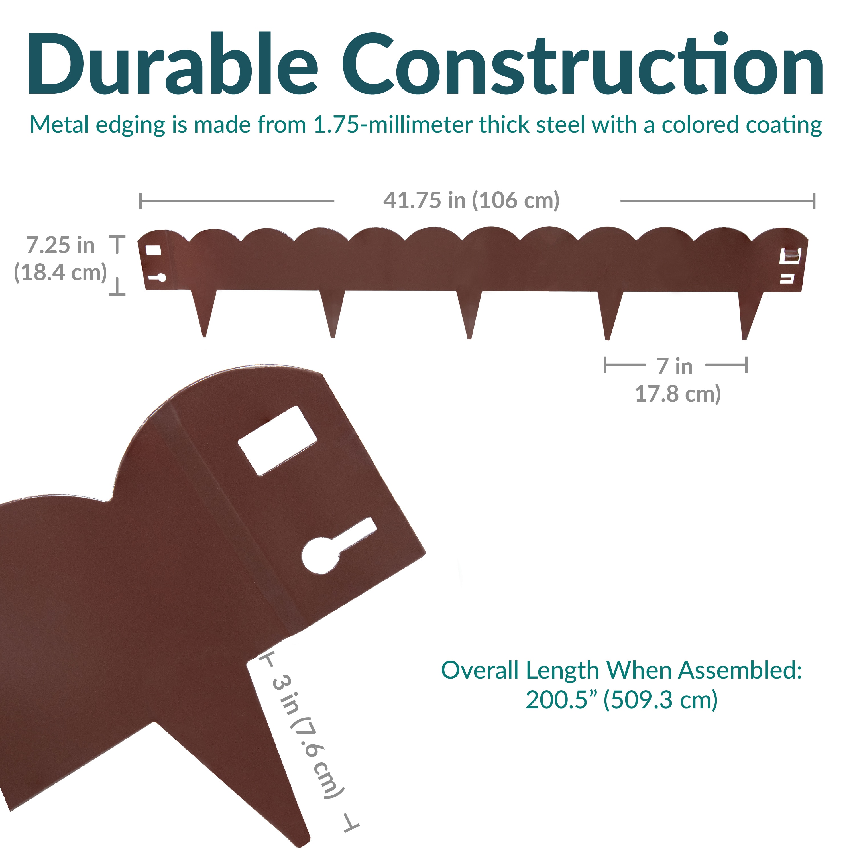 Sunnydaze Decor HBM-2225 edging - View #11