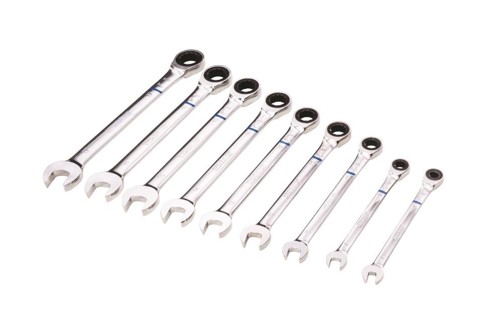 Kobalt 20-piece Set Standard (sae) And Metric Ratchet Wrench In The 