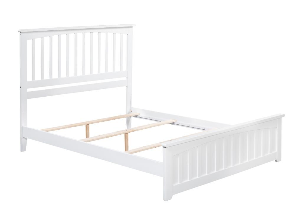 Afi Furnishings Mission White Queen Wood Bed Frame At Lowes.com