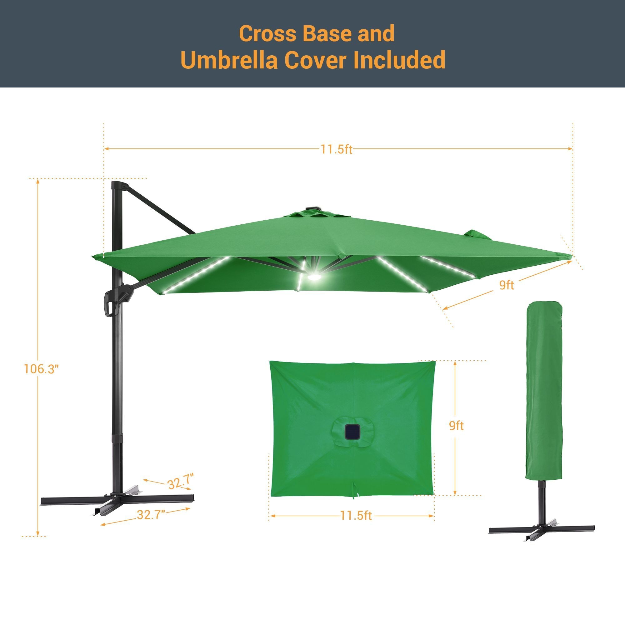Sonkuki SD-NB2735-LEDKG Umbrellas-2 - View #4