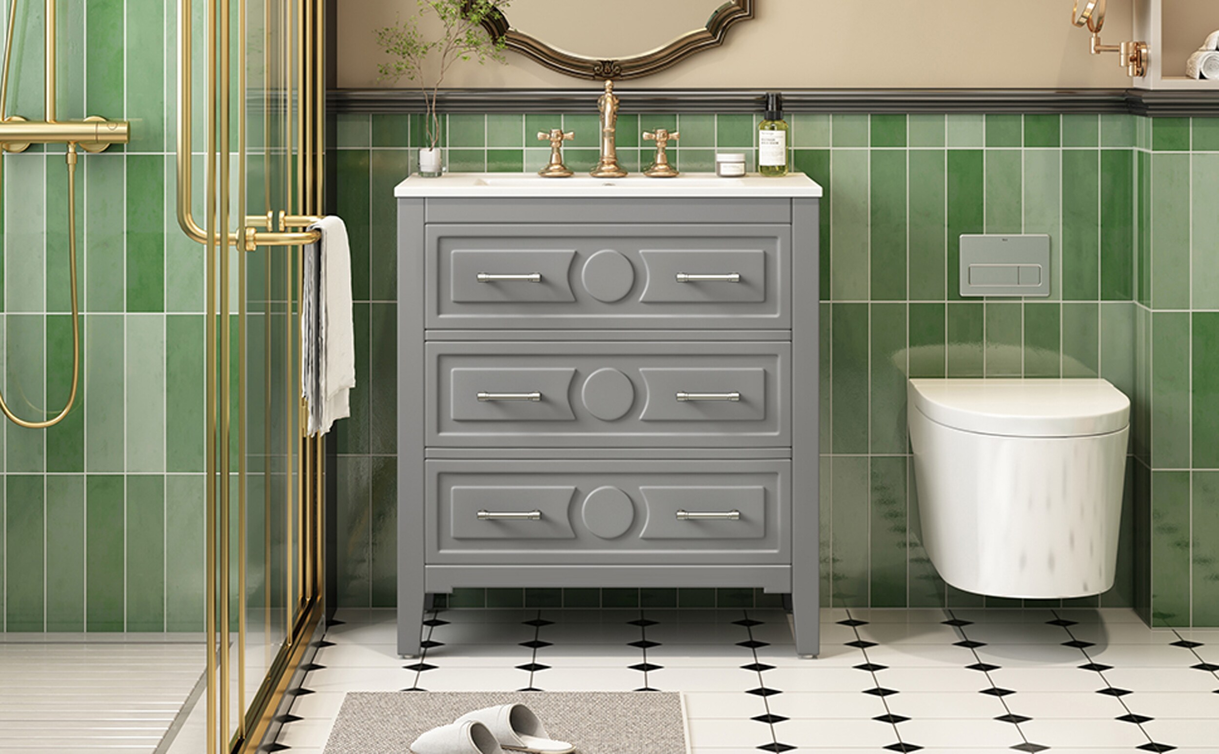 ModernLuxe L3P-N710P246209E Bath-Vanity-Combo - View #14