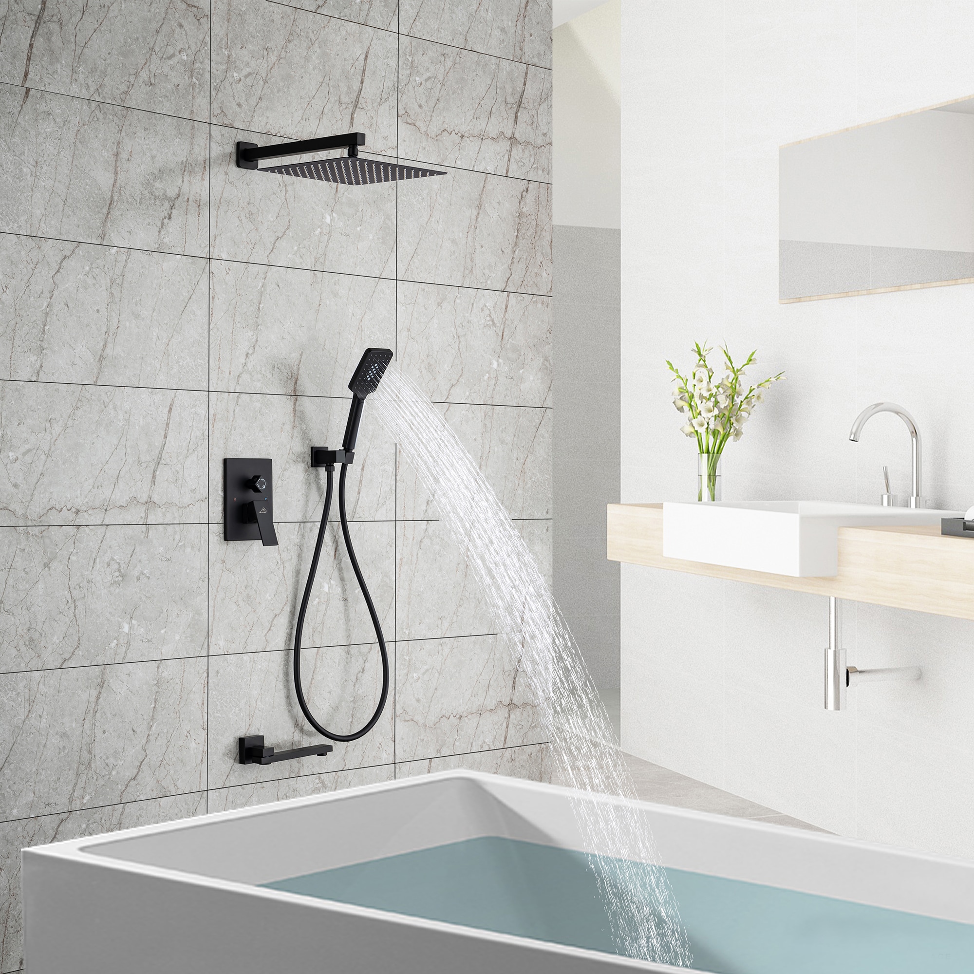 Clihome CL-030ORB-SL Showerhead-Bar-Panels - View #4