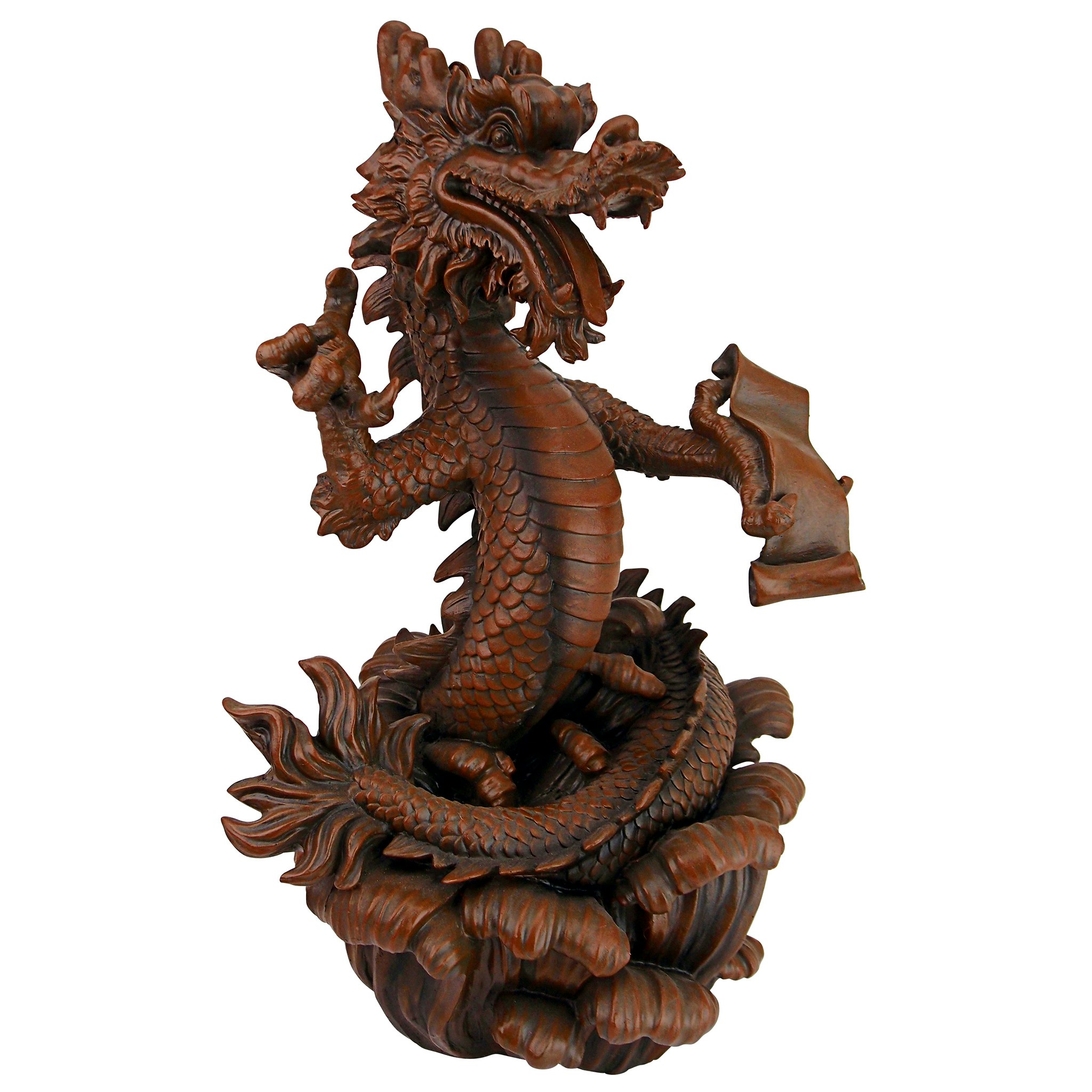 Design Toscano 20-in H x 13-in W Multiple Colors/Finishes Dragon