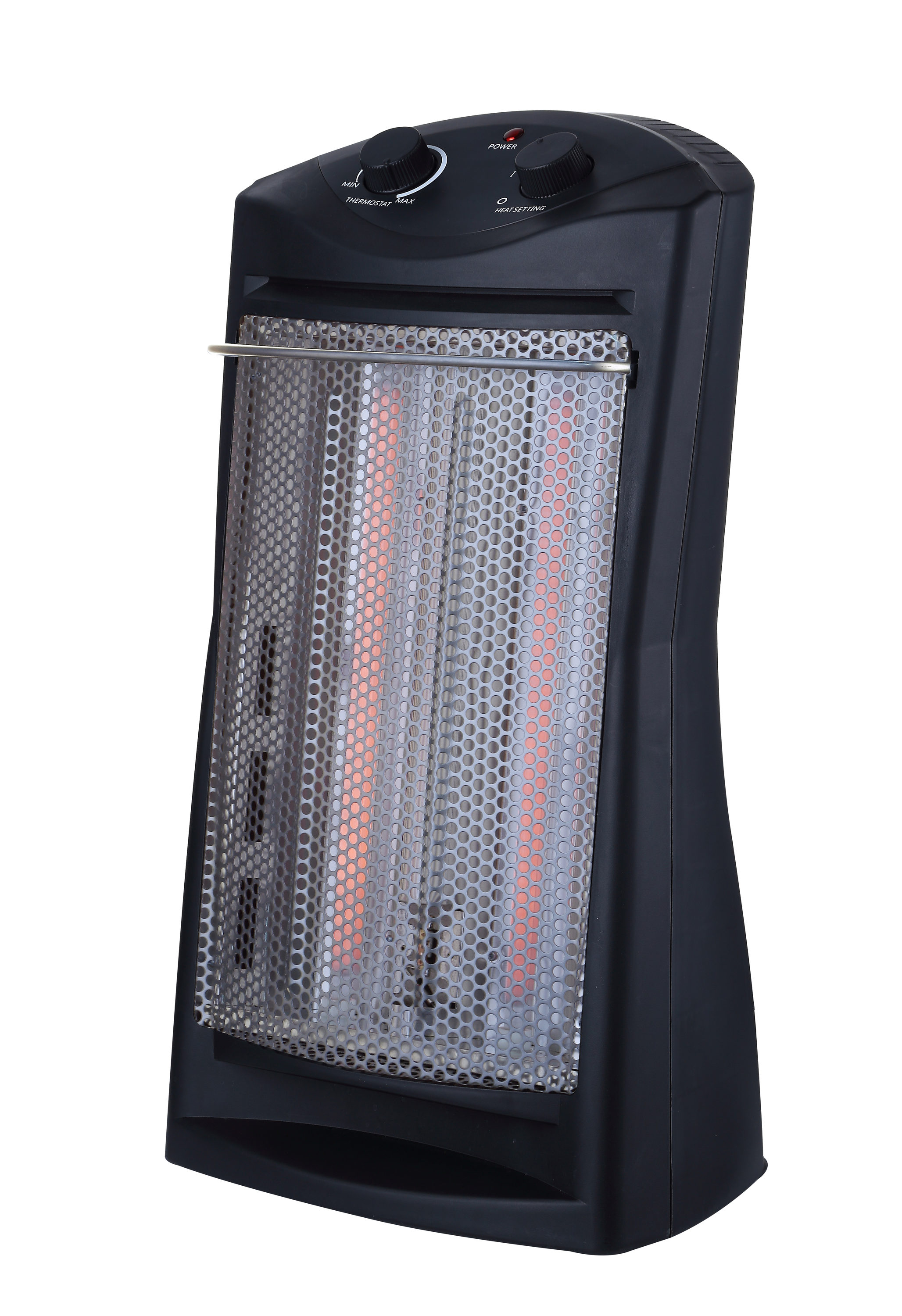Utilitech Up to 1500-Watt Infrared Quartz Tower Indoor Electric Space Heater  with Thermostat in the Electric Space Heaters department at