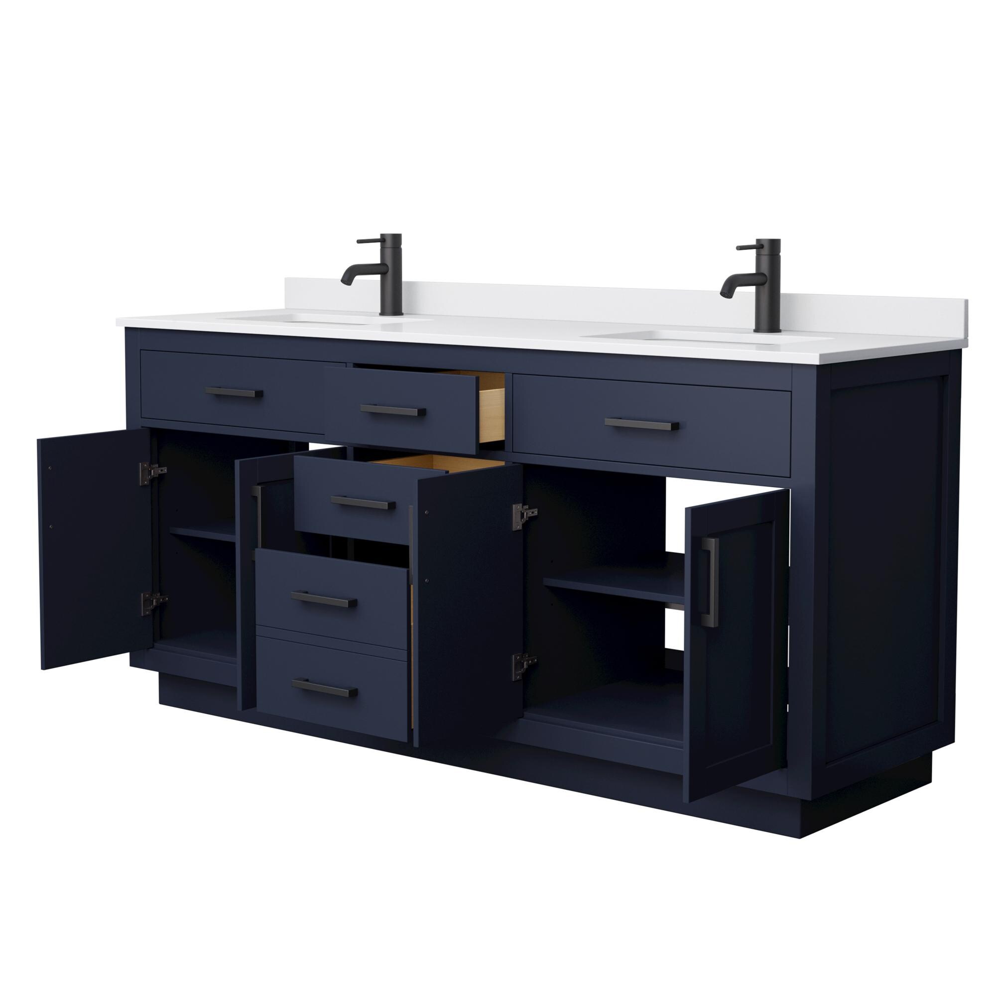Wyndham Collection WCG262672DBBWCUNSMXX Bath-Vanity-Combo - View #2