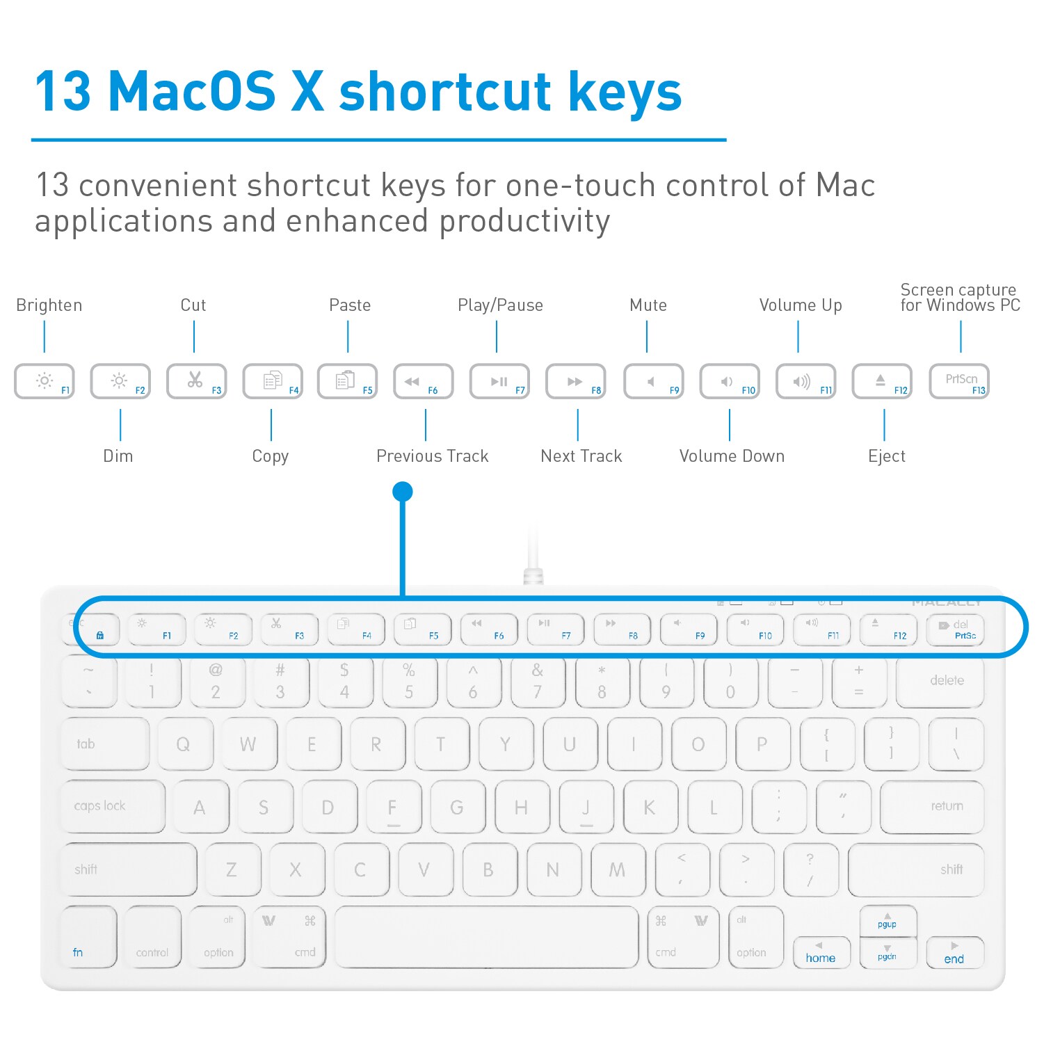 Macally SLIMKEYC Computers-Peripherals - View #5