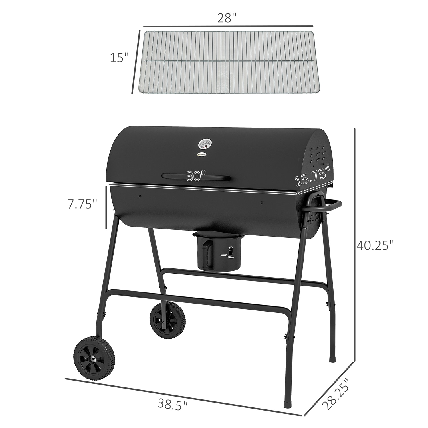 GZMR GZ-W22291 Charcoal-Grills - View #9