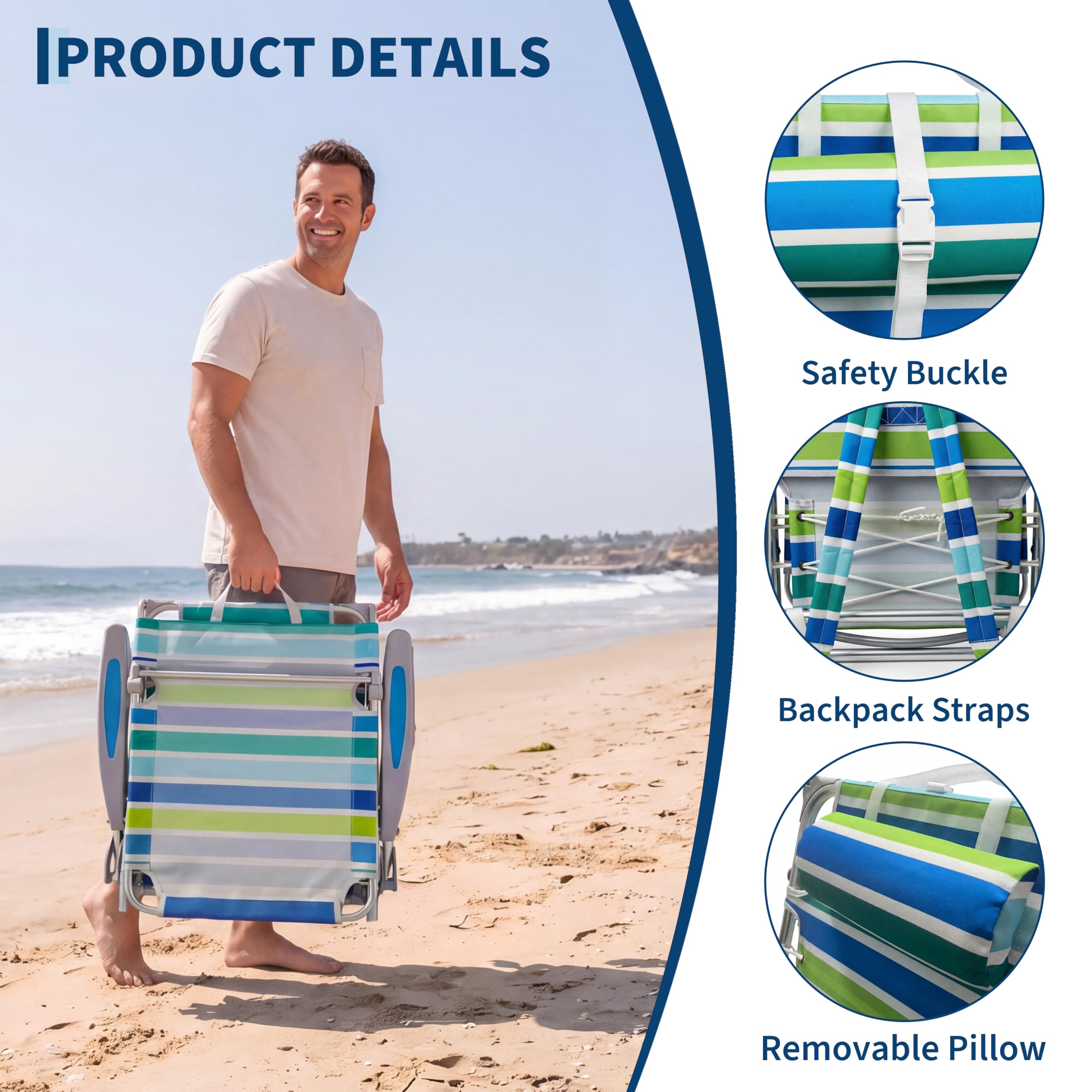 DEXSO JANE-9A3E6 Beach-Camping-Chairs - View #6