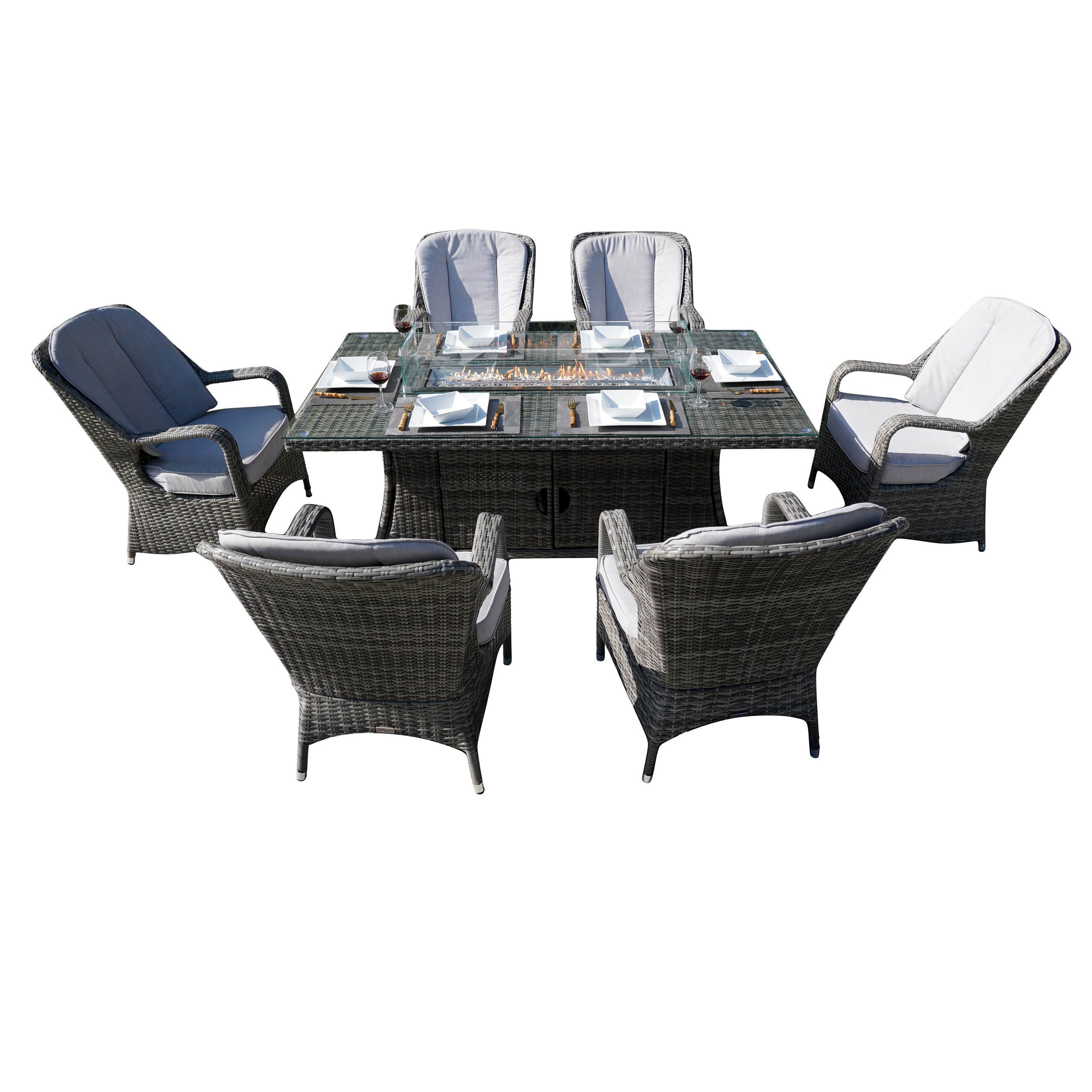 Moda Furnishings MOG-1106R-G Patio-Dining-Sets - View #9