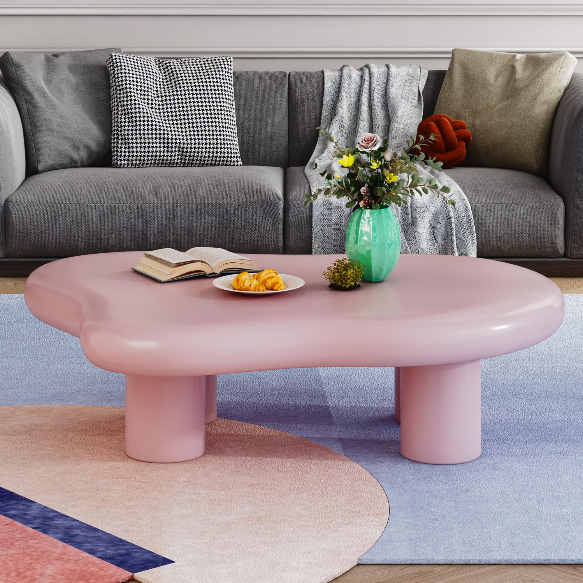 Oizaye DB-CT-3302PINK Coffee-Tables - View #7