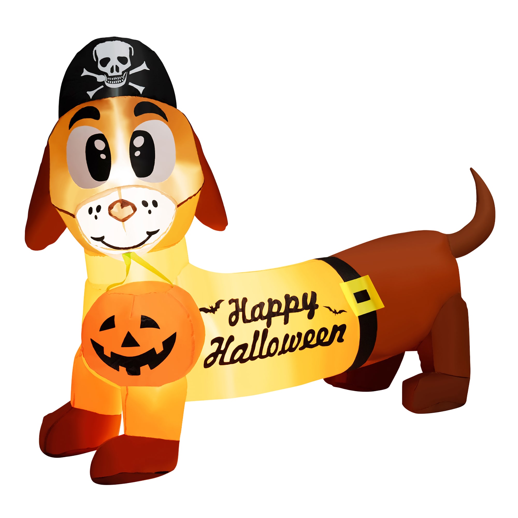 Costway CM24013US 3.7-ft Lighted Happy halloween Inflatable