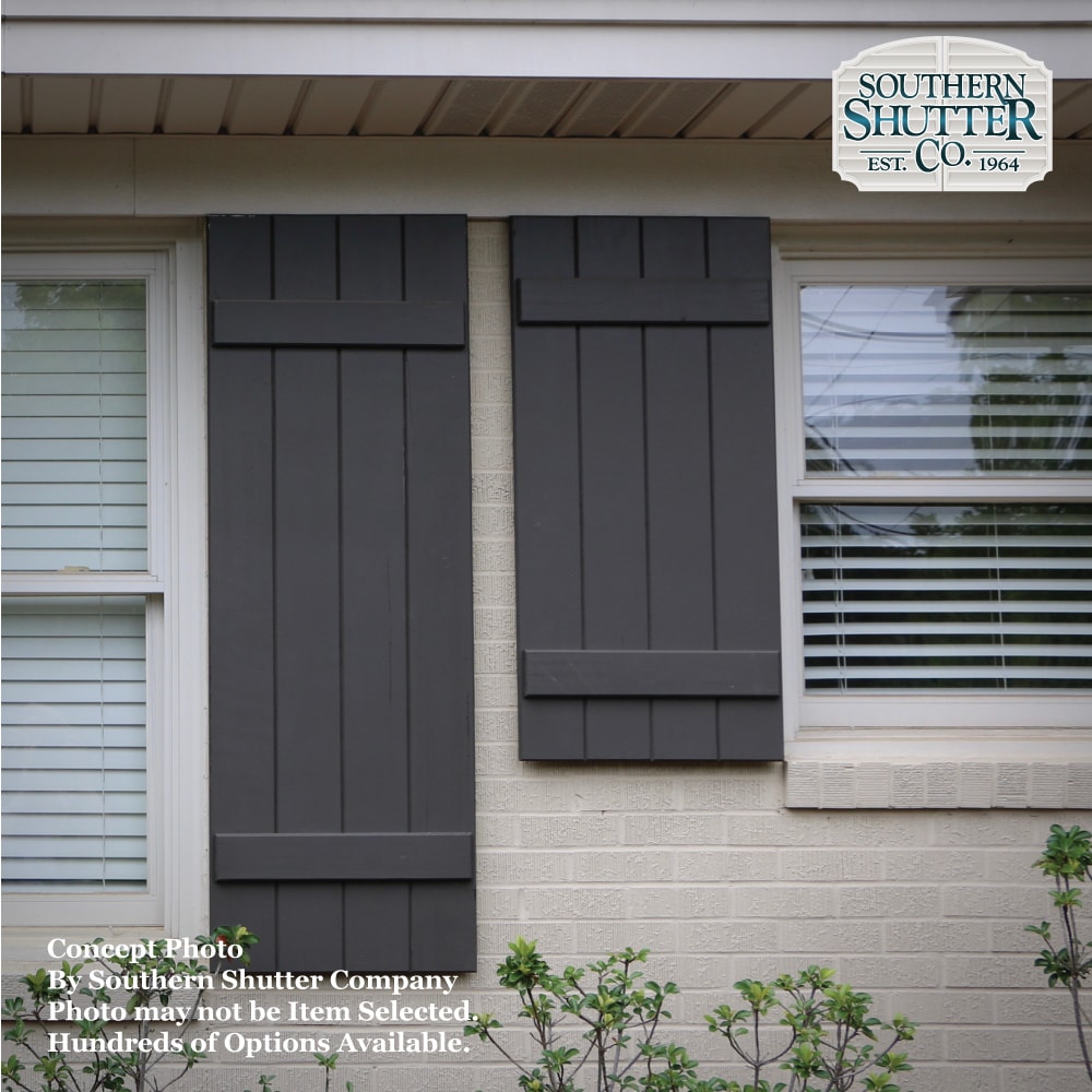 Southern Shutter CBB1555UNF Exterior-Shutters - View #6