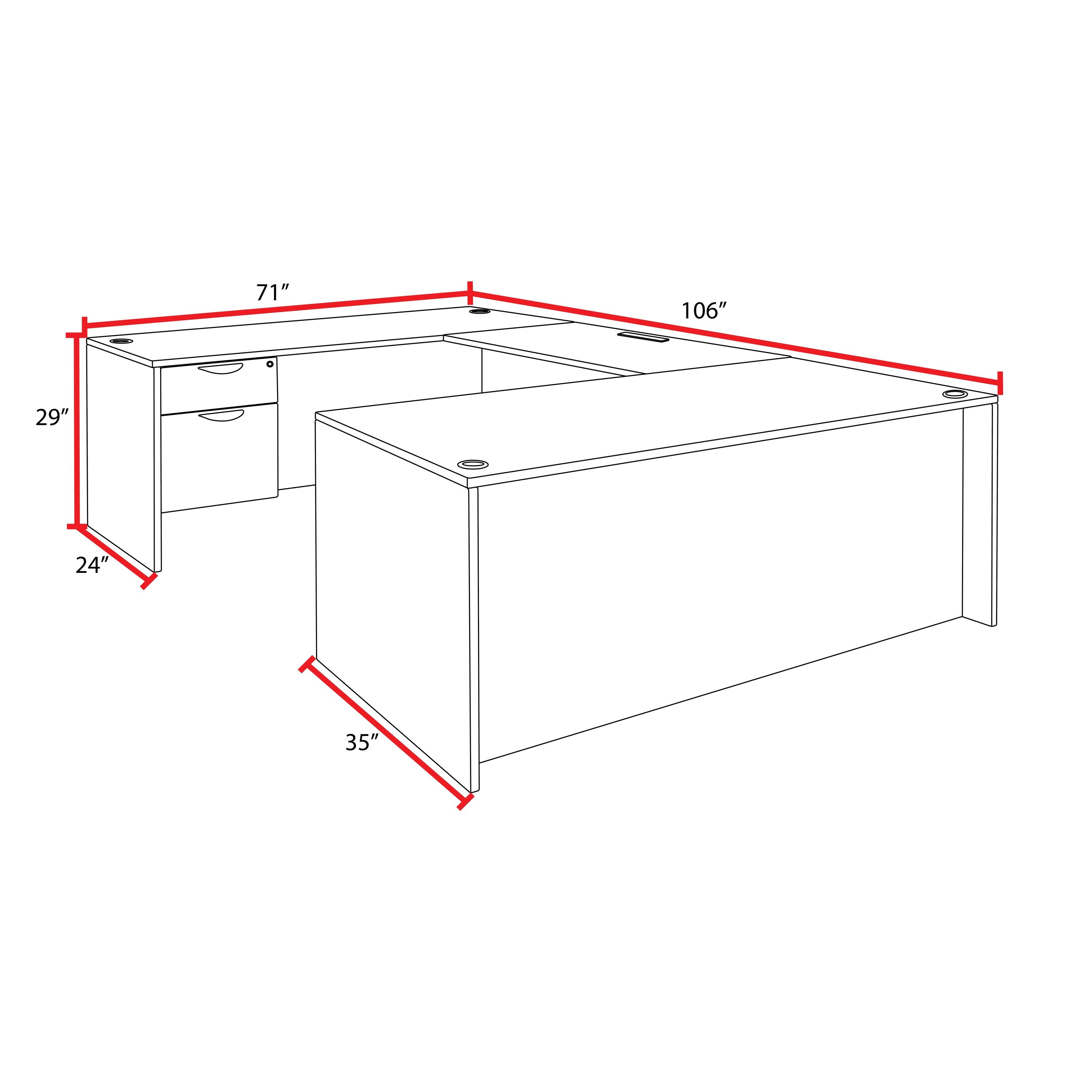 Regency LUDSP7135AG desks - View #8