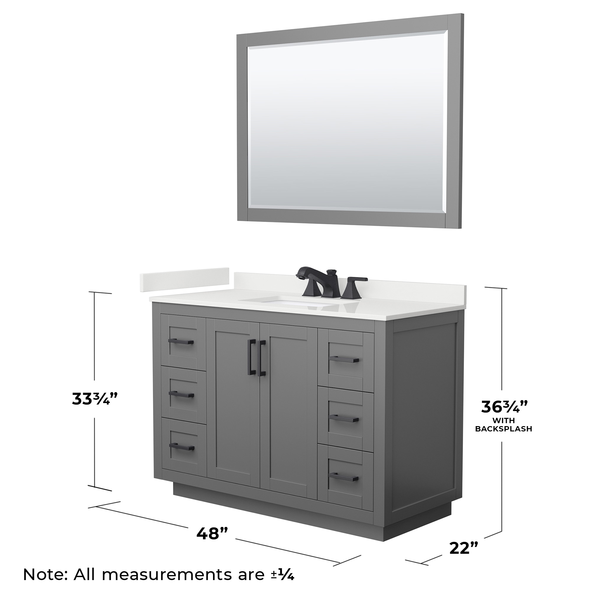Wyndham Collection WCF292948SGBWQUS3M46 Bath-Vanity-Combo - View #6