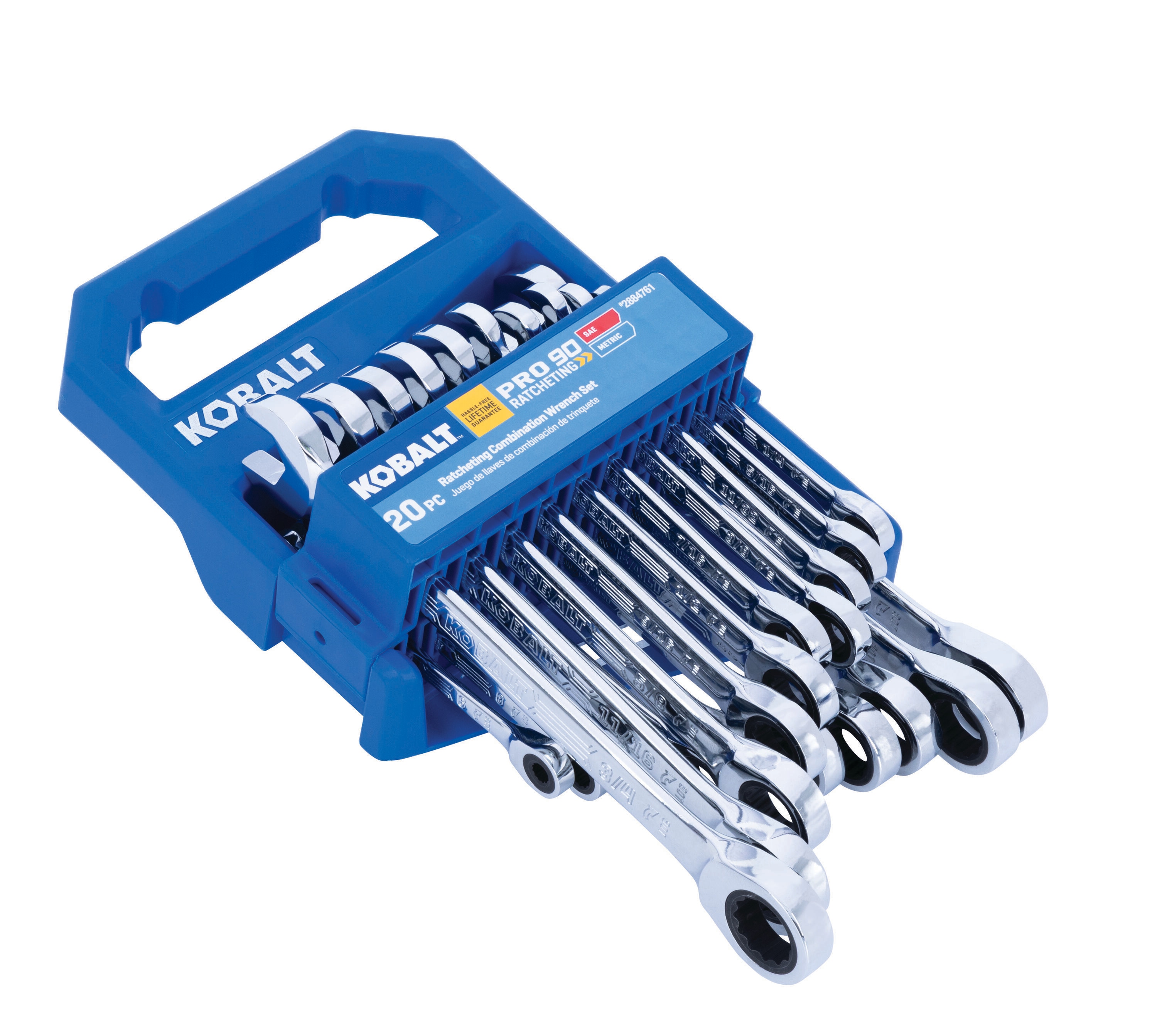 Kobalt 20 Piece Set Standard SAE and Metric Ratchet Wrench 81730 at Lowes