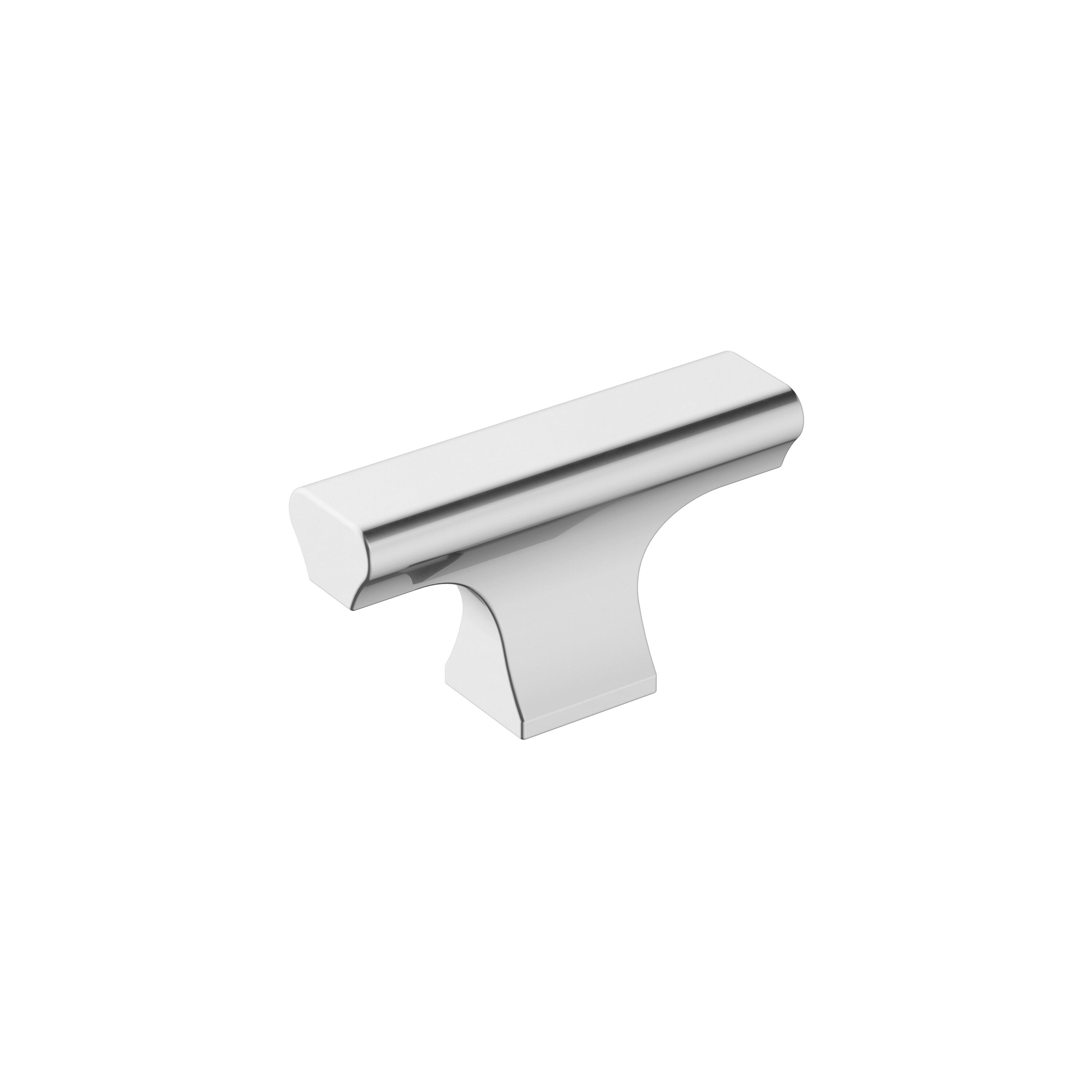 Amerock 10VMP3683626 Status 2-in Polished Chrome Bar Contemporary Cabinet Knob 10 -Pack
