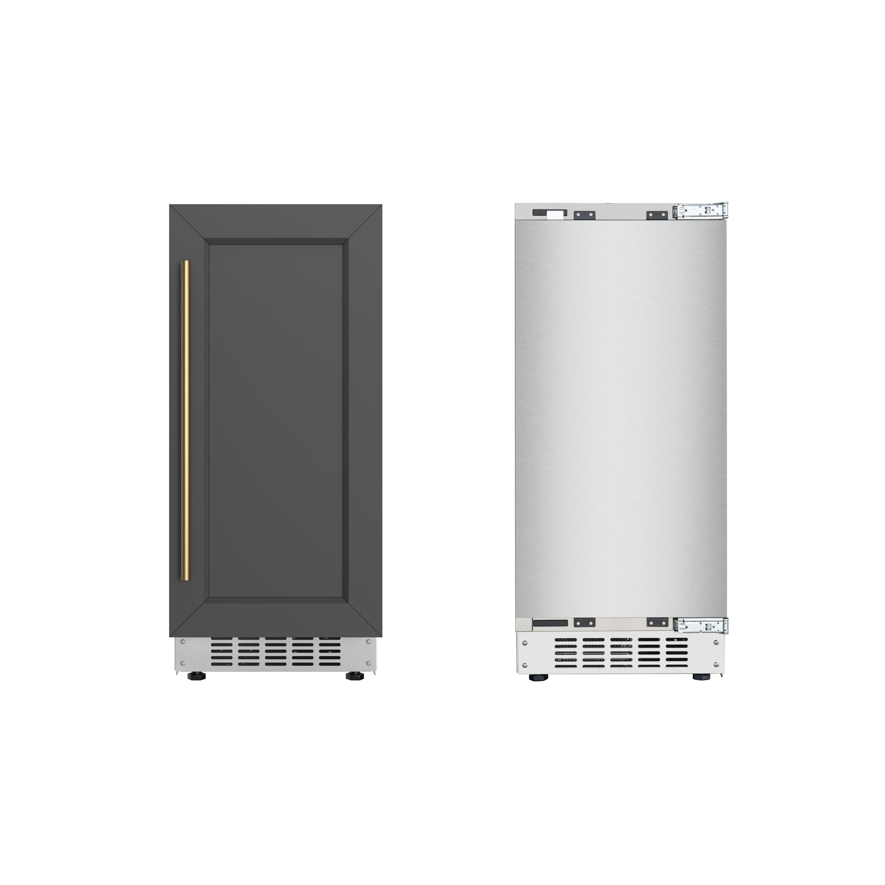 KoolMore LOW-KM-BIM57-PR 57-lbs. Ice Per day Freestanding or built-in Cubed Ice Maker ( Silver )