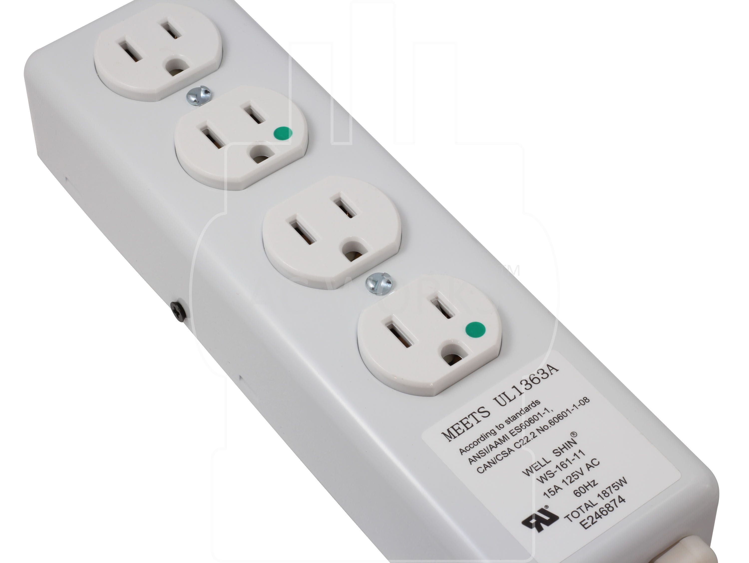 AC WORKS MD203-15D Electrical-Power-Strips - View #3