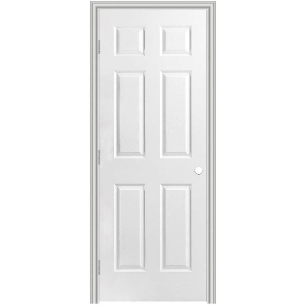 RELIABILT 16538 32-in x 80-in Steel Right-Hand Inswing Primed Fire Rated Prehung Single Front Door Insulating Core