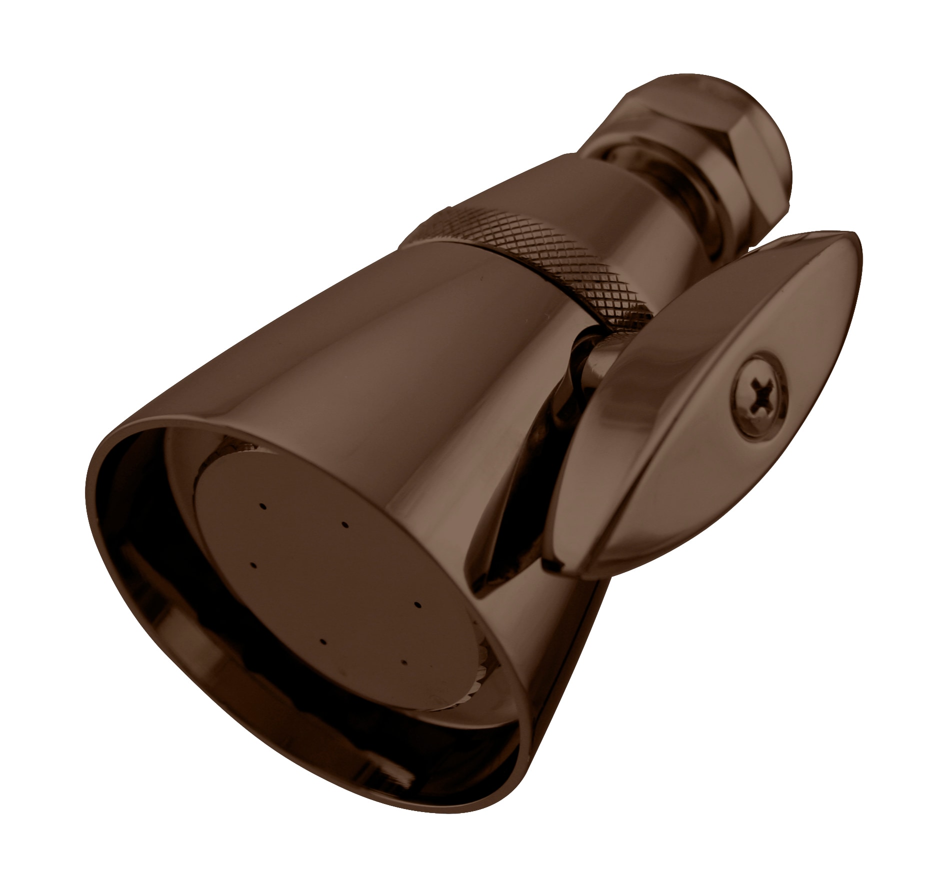 WESTBRASS D306-12 2.0 -Spray Oil Rubbed Bronze 2.25-in Round Fixed High Pressure Shower Head 2.2 GPM