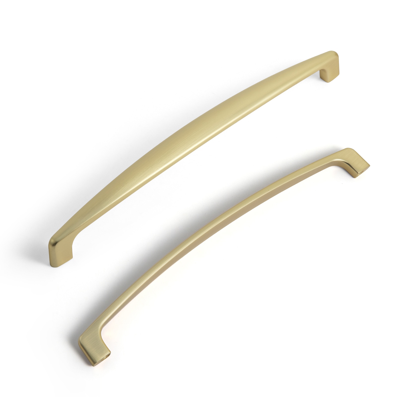 Miaokesen 8213TLS-192-6 7-9/16-in , 192mm Center to Center Light Brushed Brass Novelty Handle 6 -Pack