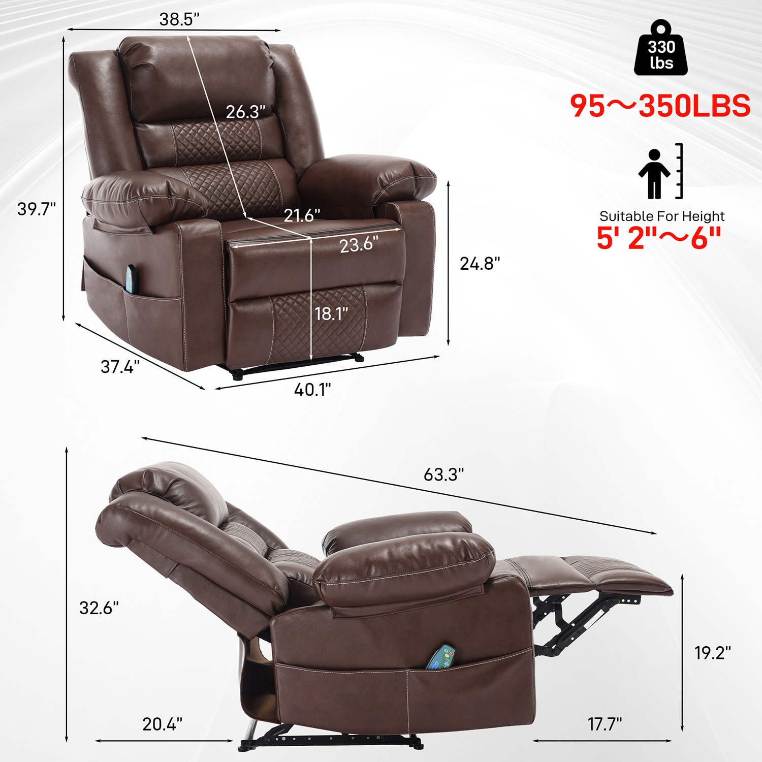 GZMR GZ-W14077 recliners - View #11
