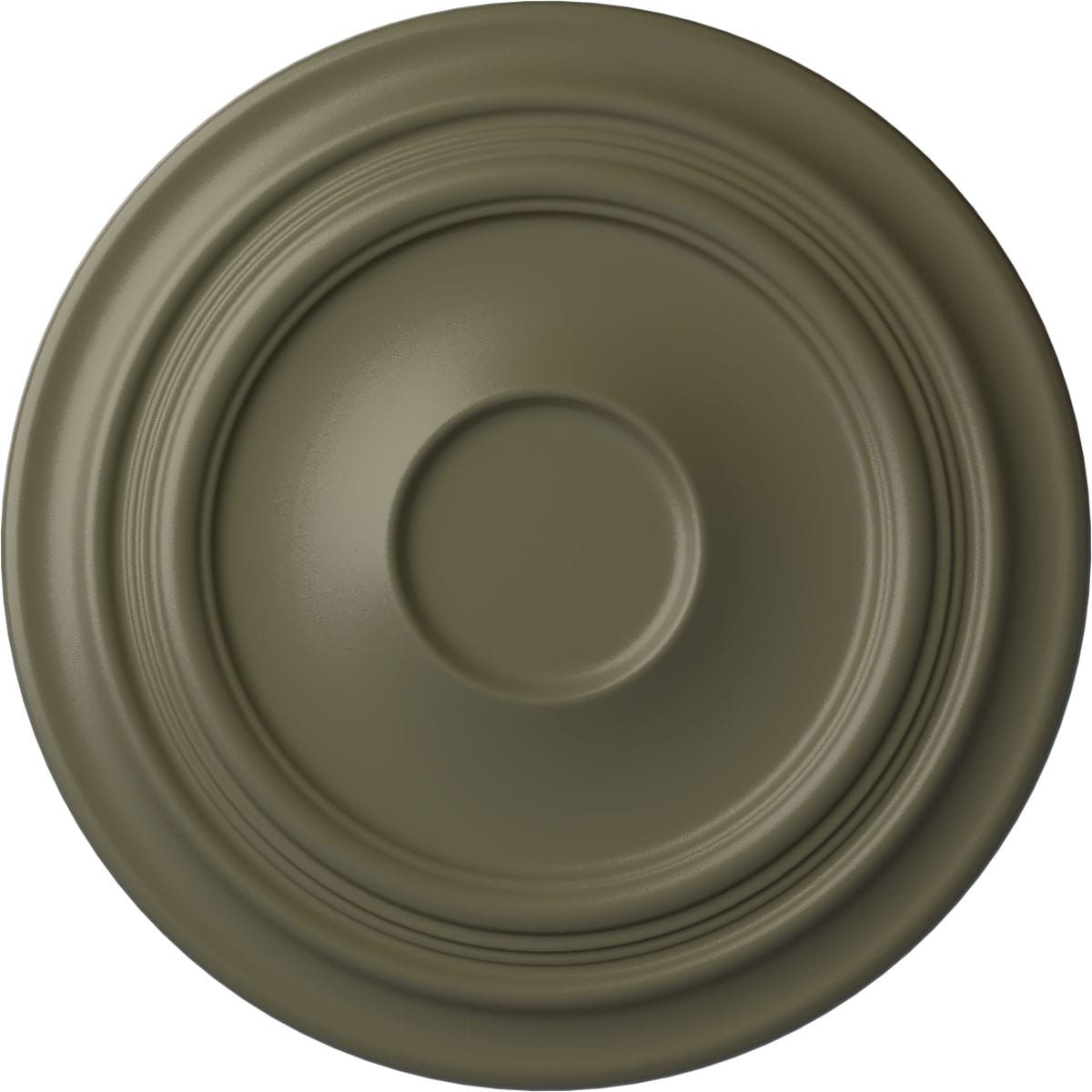 Ekena Millwork CM24TRSSF Traditional 24.375-in W x 24.375-in L Painted Spartan Stone Polyurethane Whole Ceiling Medallion