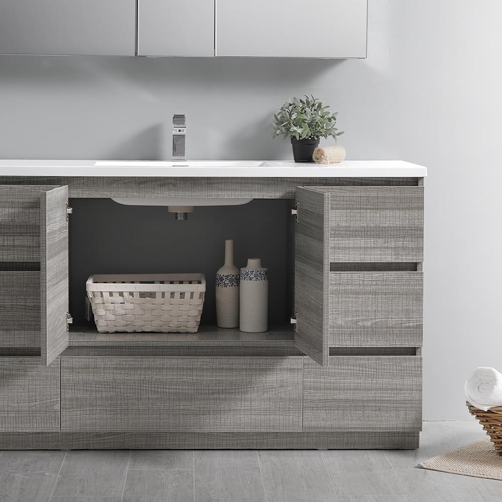 Fresca FCB9360HA-S-I Bath-Vanity-Combo - View #7
