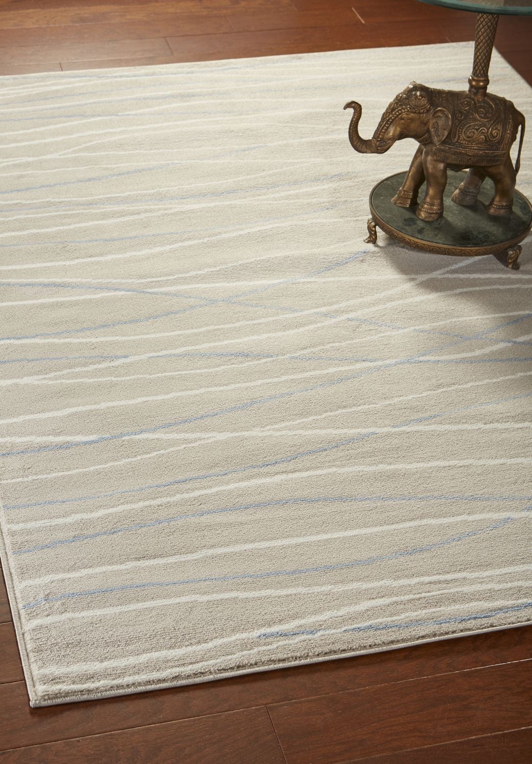 LR Home 1816A3984934J8 8 X 10 (ft) Gray Indoor Geometric Area Rug