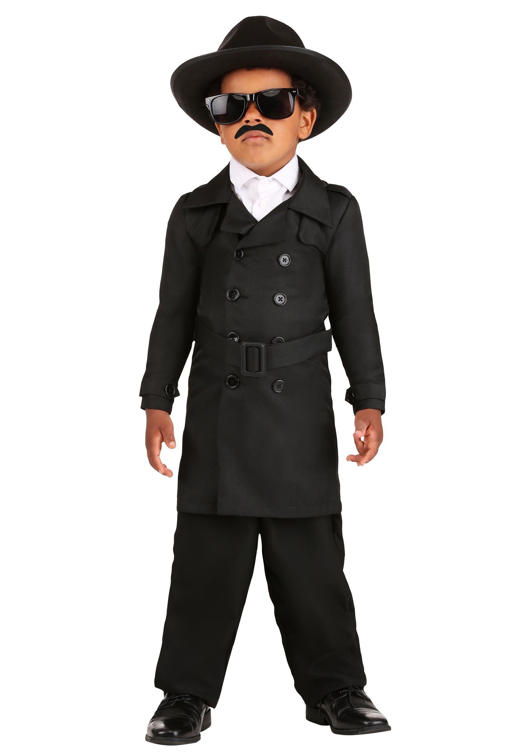 HalloweenCostumes.com FUN7003TD-4T FUN Costumes Secret Agent Man Costume for Toddlers 4T