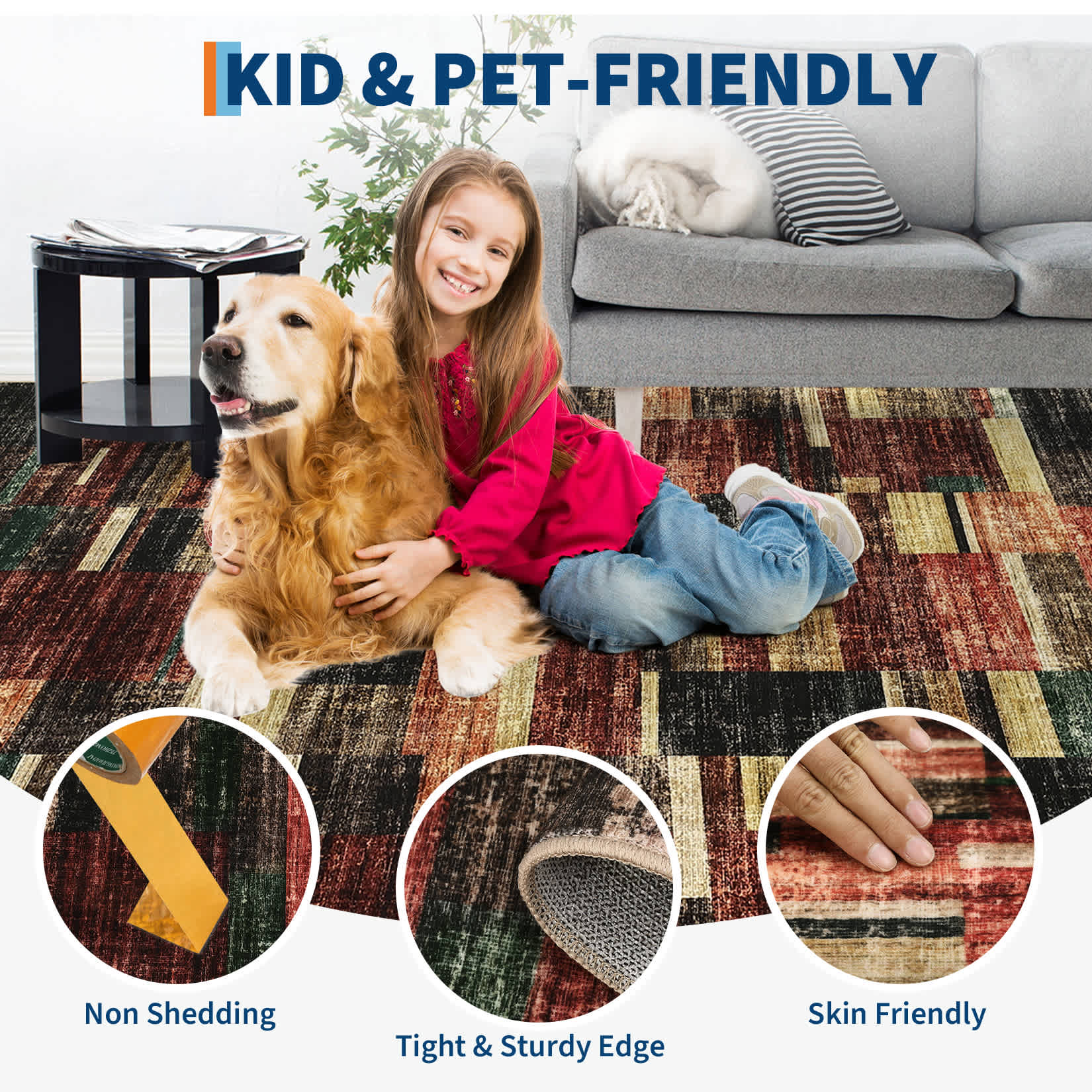 Qeetex SUNNY-PHK-353JHJW7 rugs - View #7