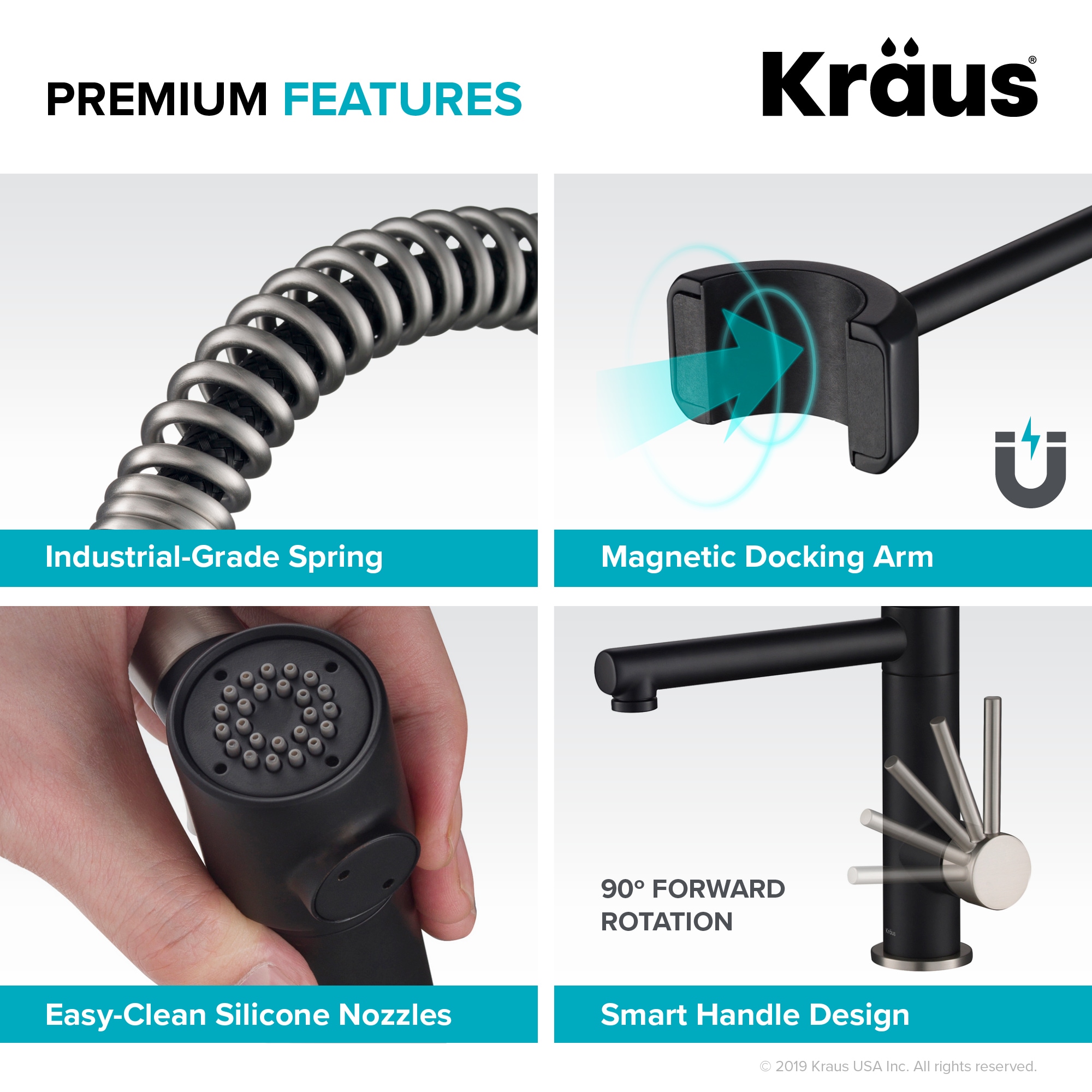 Kraus KPF-1603SFSMB Kitchen-Faucets - View #10