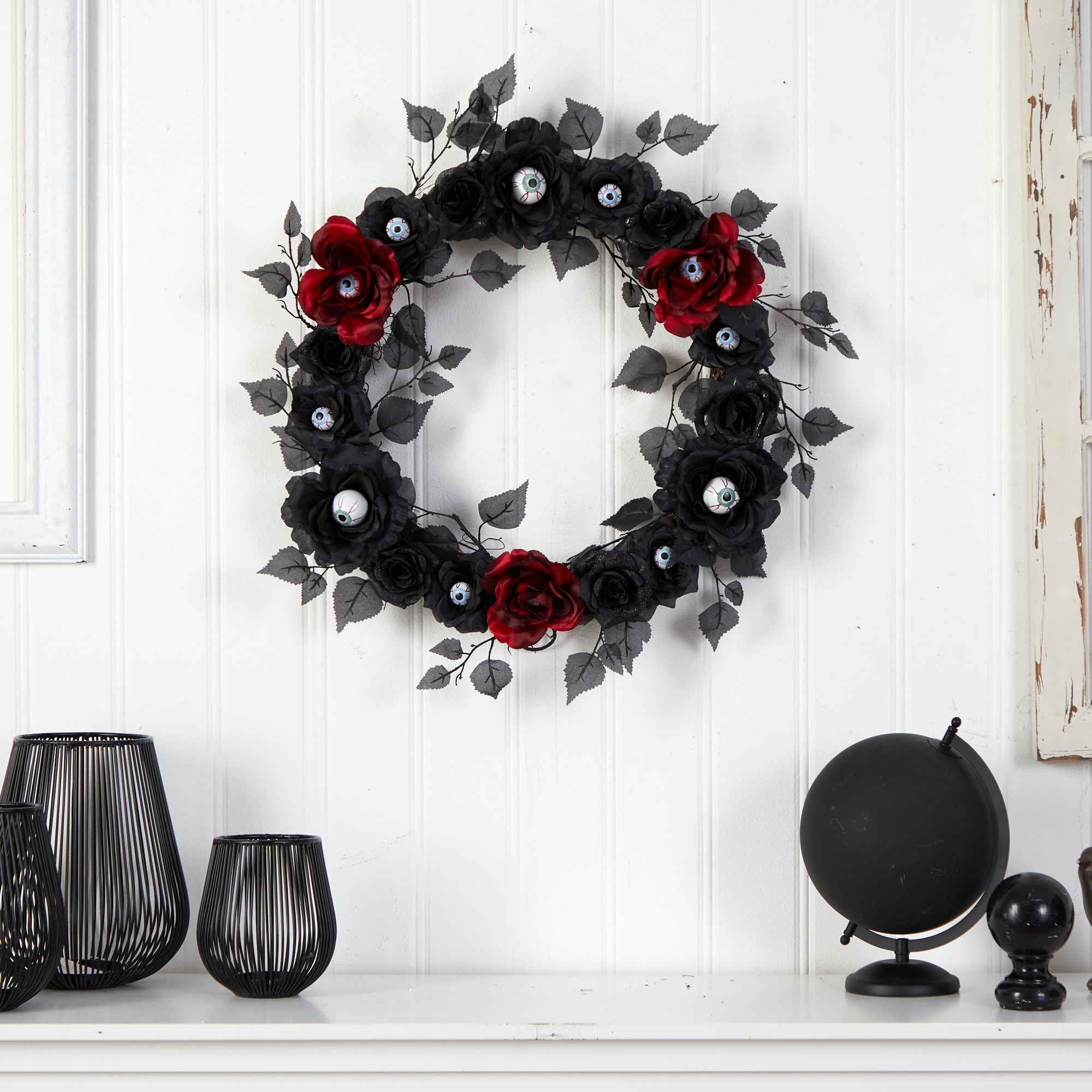 Nearly Natural W1198 Artificial-Halloween-Wreaths - View #4