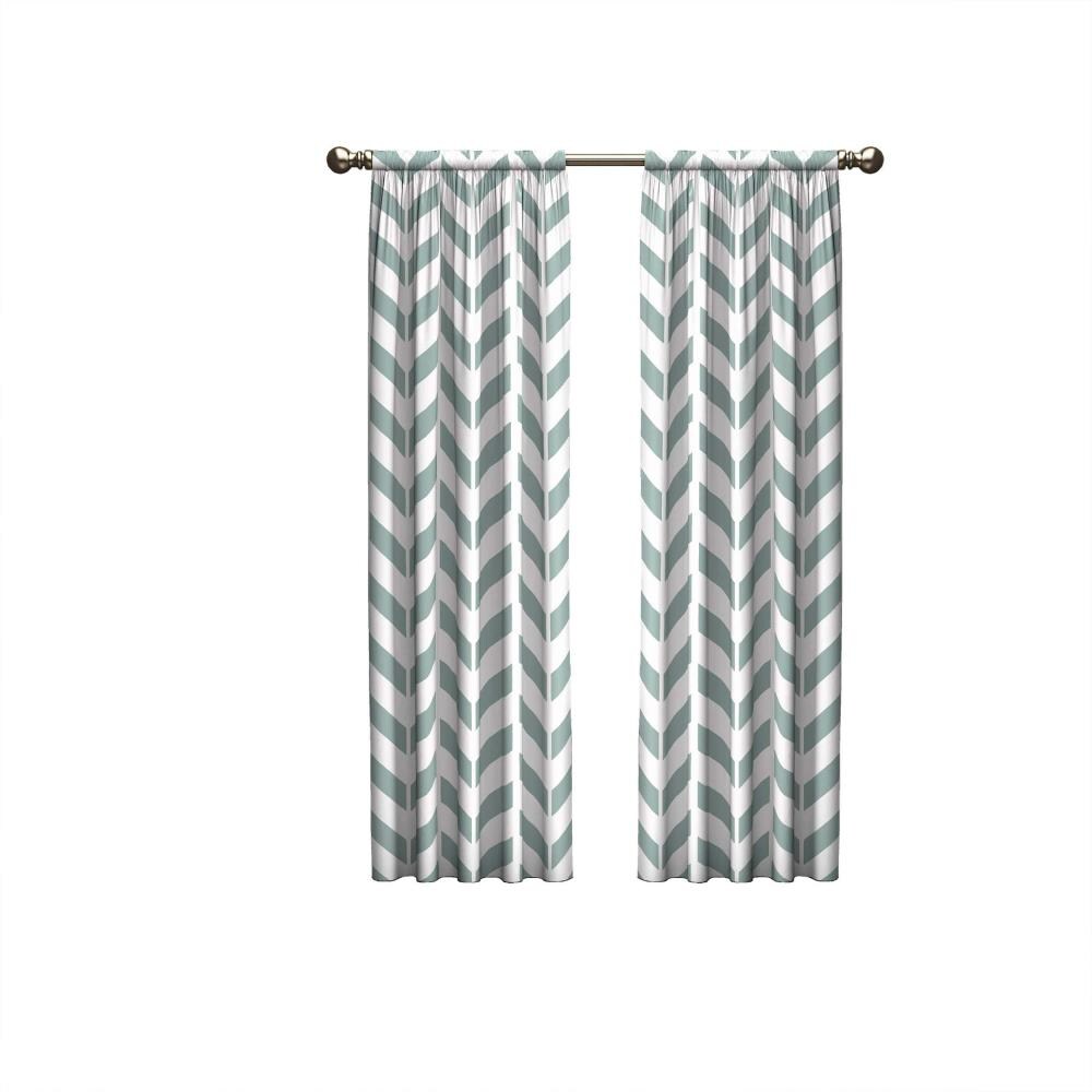 Pairs To Go 15613056X063SPA 63-in Spa Polyester Light Filtering Rod Pocket Curtain Panel Pair