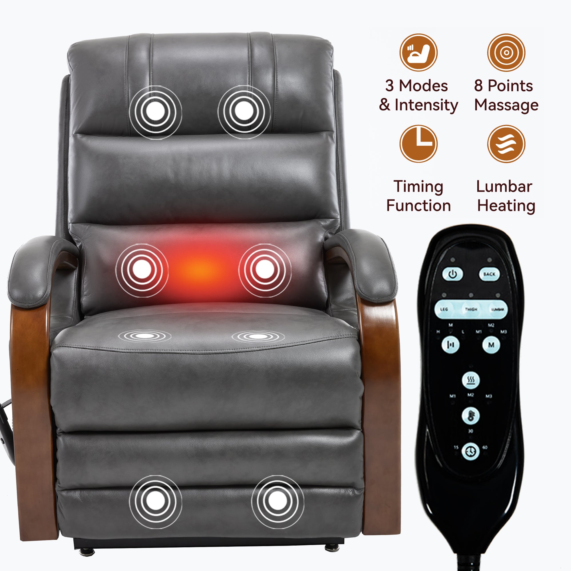 Boyel Living BL-CM855GY recliners - View #8
