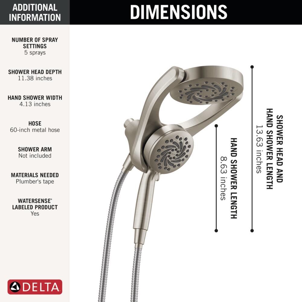 Delta 75419SN Fixed-Showerhead - View #6