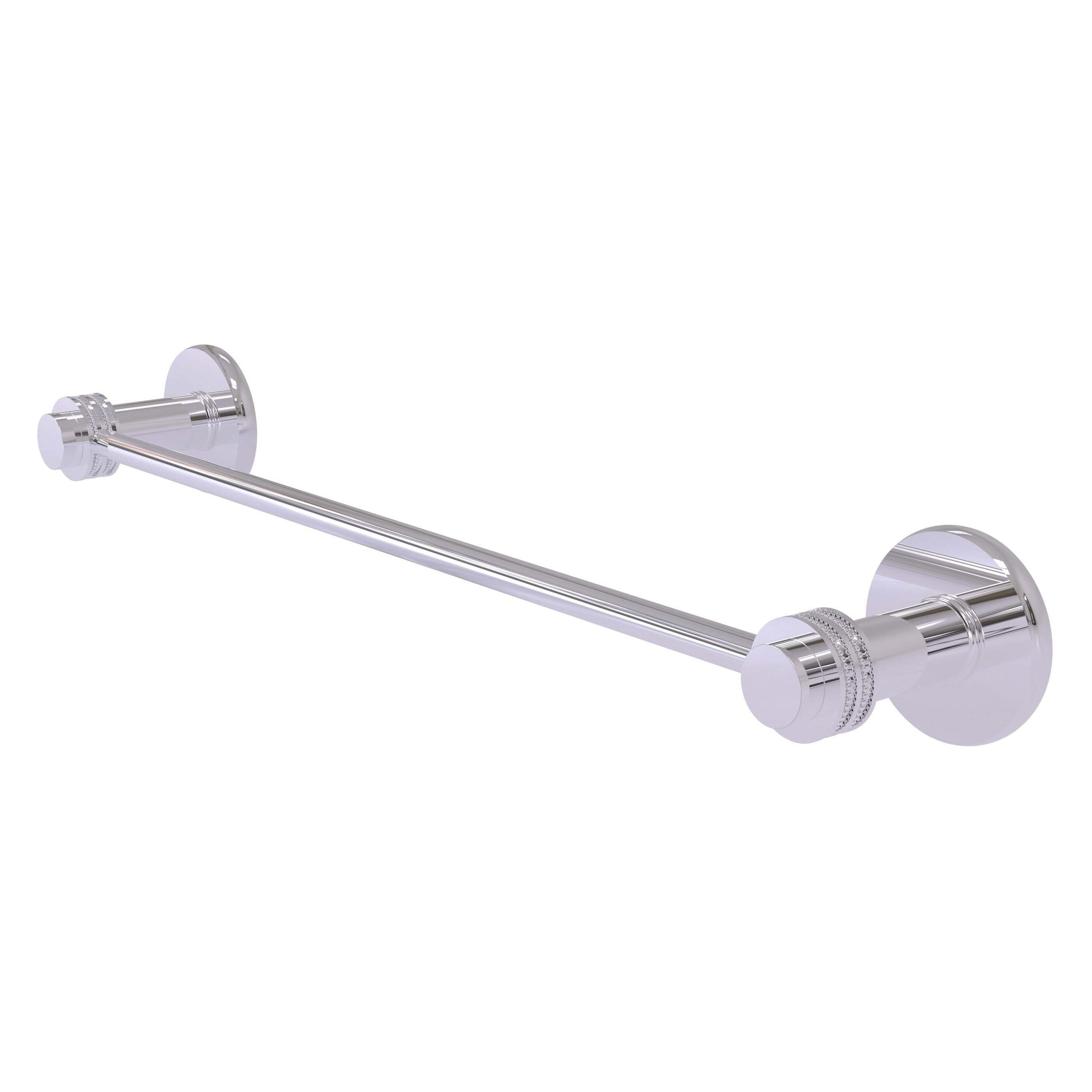 Allied Brass 931D/36-PC Mercury 36-in Polished Chrome Wall mount Single Towel Bar