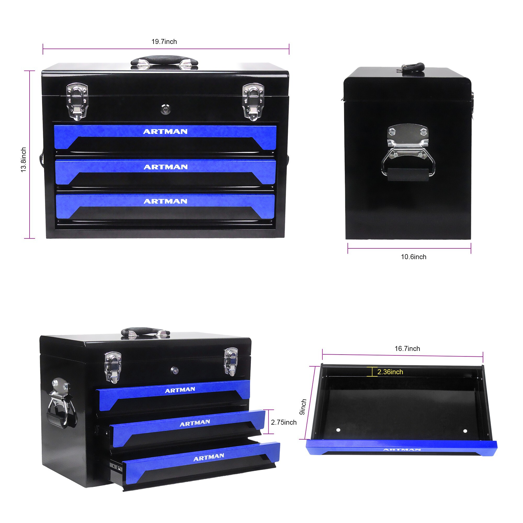 Miki Shinly ART-1196-04QI Mechanics-Tool-Sets - View #4
