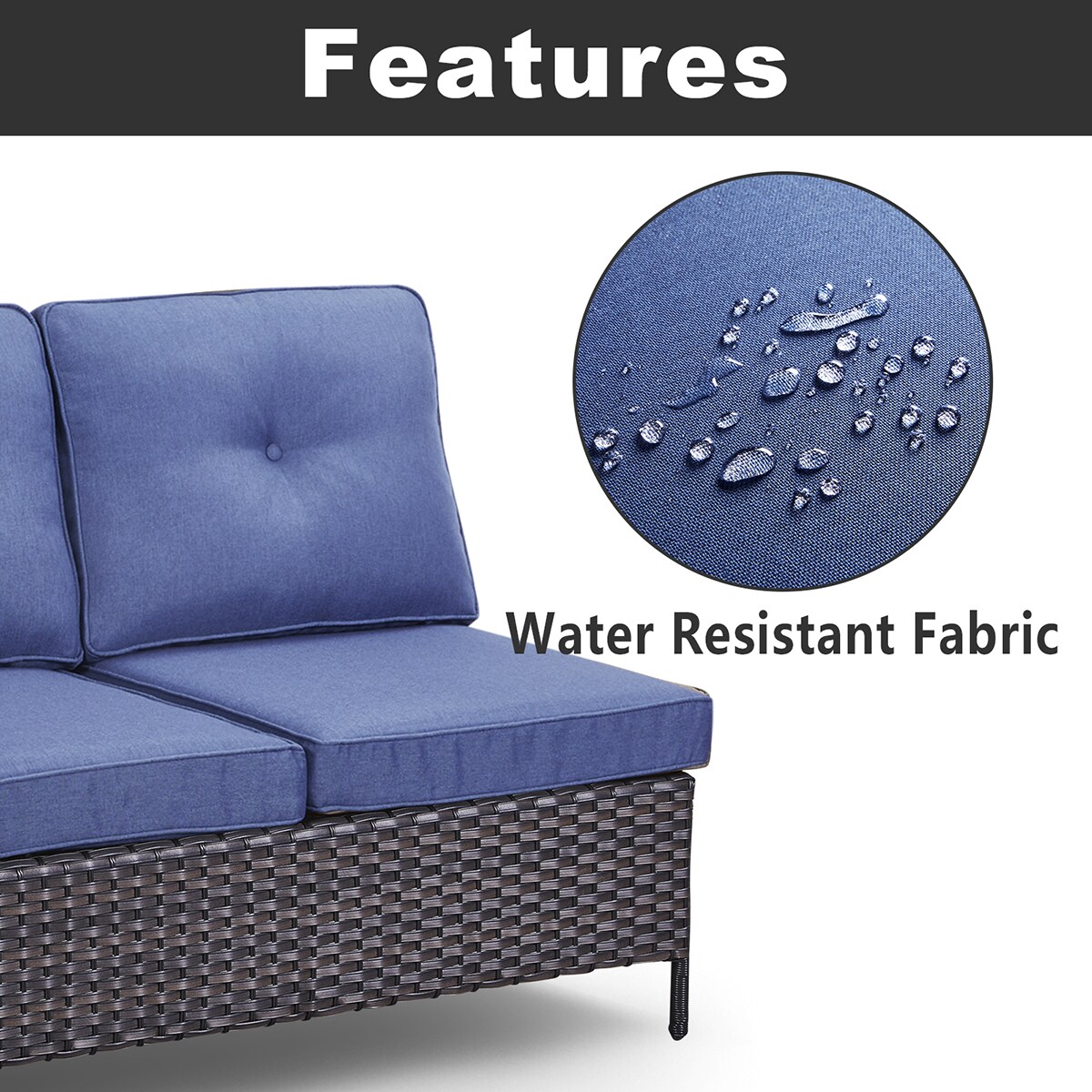Rilyson FSAPBR13-1 Patio-Sofas-Daybeds - View #5