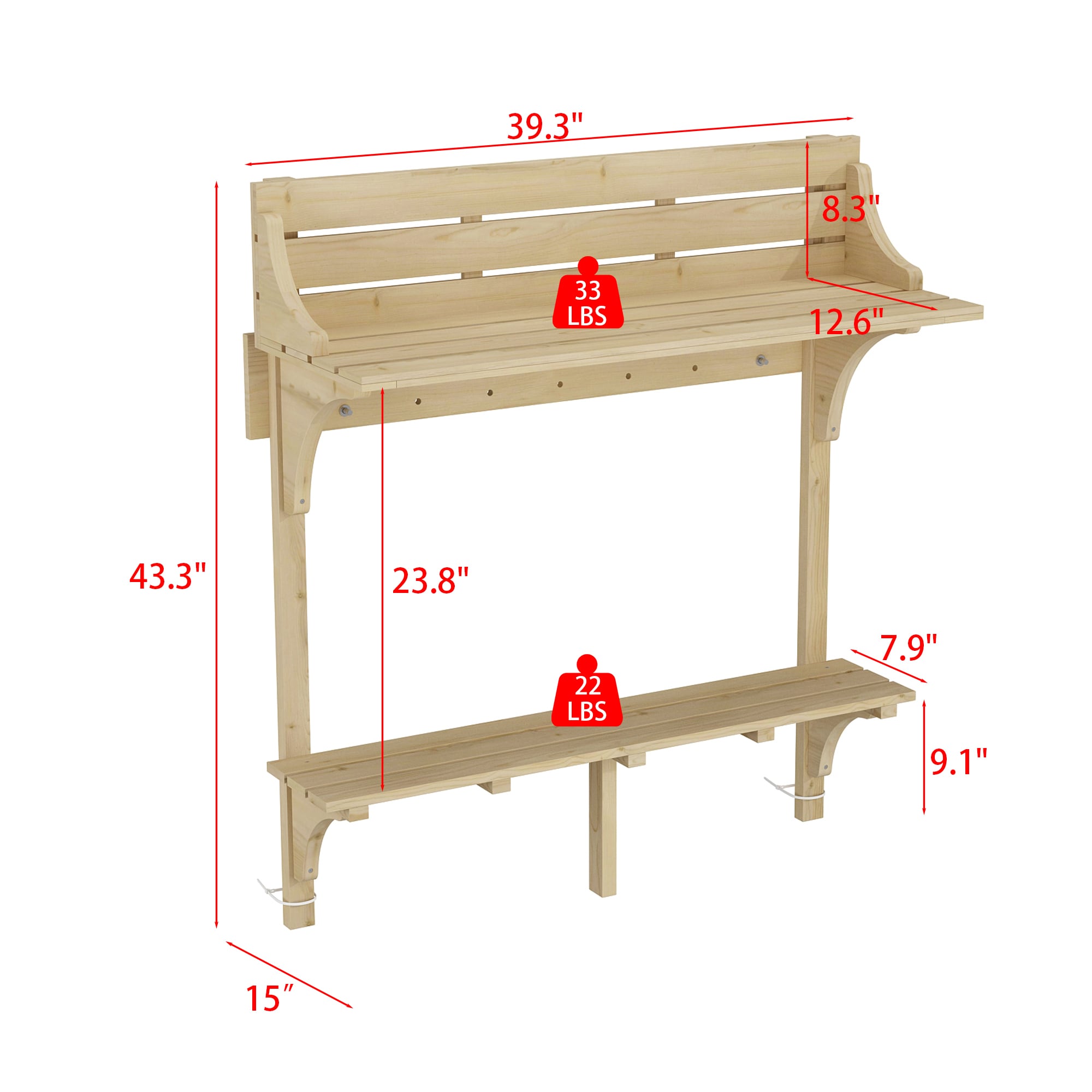 FUFU&GAGA LJY-KF210045-02 Plant-Stand - View #15