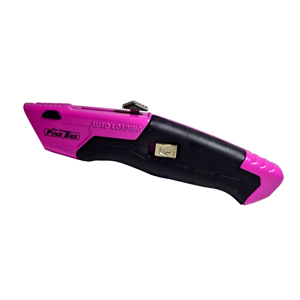 Pink Power Pink Box Cutter Retractable, Pink Utility Knife for Carpet, Cute  Box Cutter Knife Heavy Duty with 3 Blades and Storage Compartment - Box  Opener Pocket Utility Pink Knife Tools for